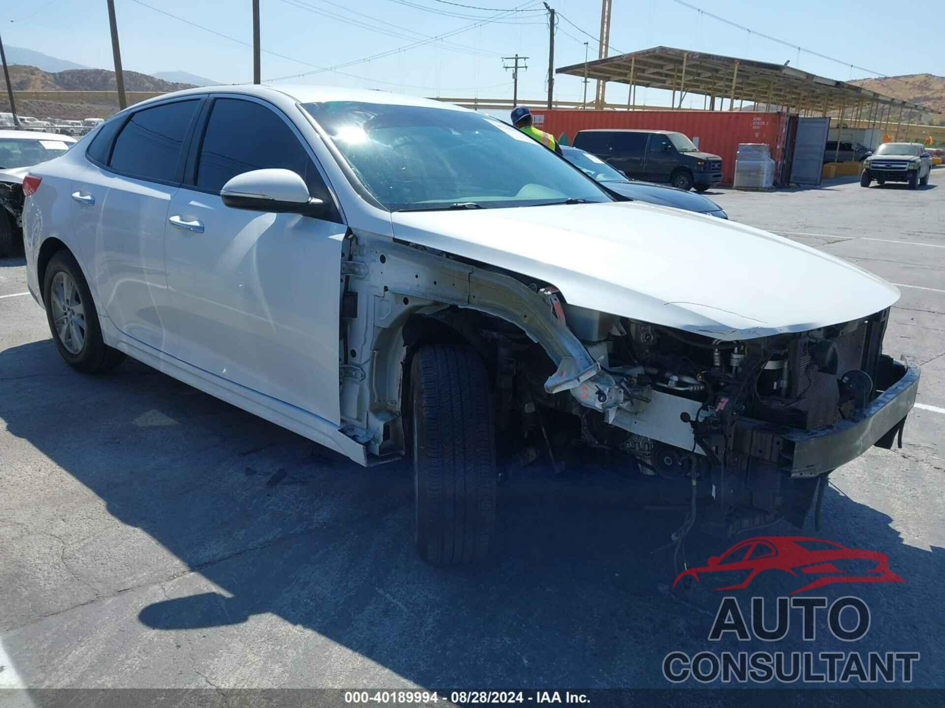 KIA OPTIMA 2019 - 5XXGT4L38KG284904