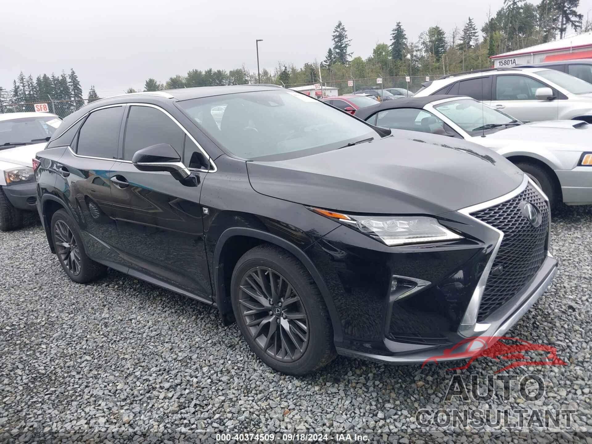 LEXUS RX 350 2017 - 2T2BZMCA9HC108446