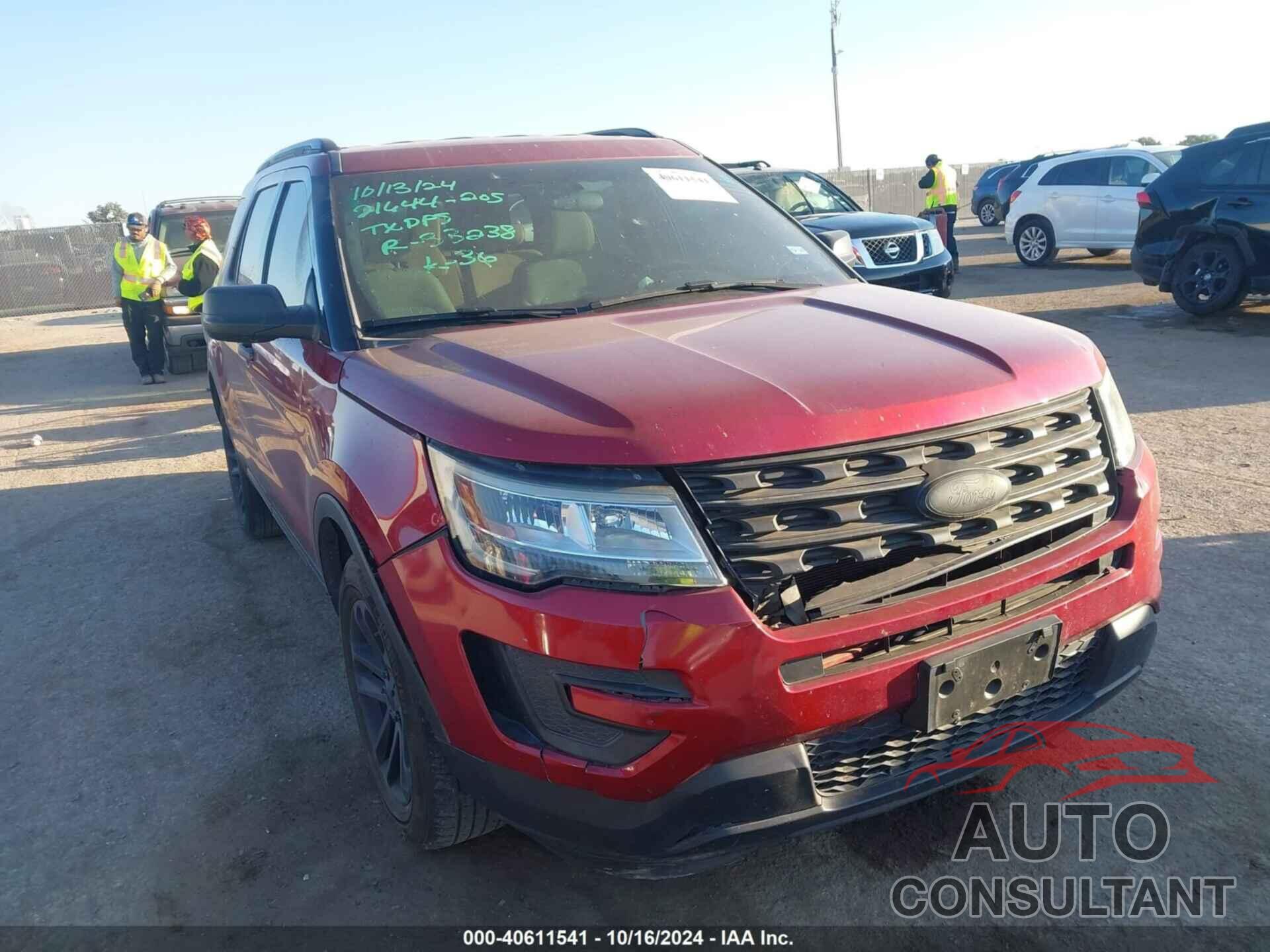 FORD EXPLORER 2017 - 1FM5K7B86HGA10509