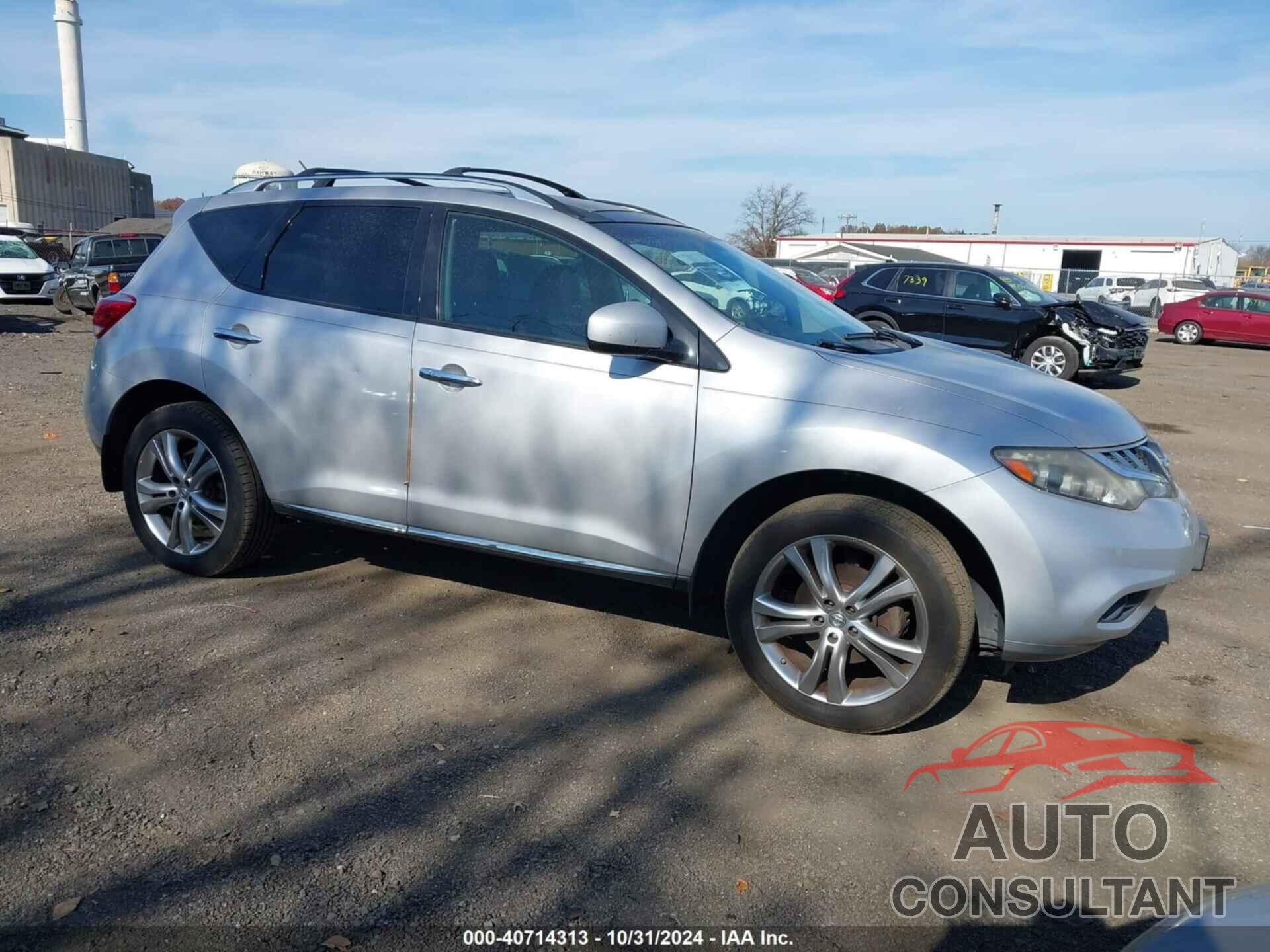 NISSAN MURANO 2012 - JN8AZ1MW2CW222866