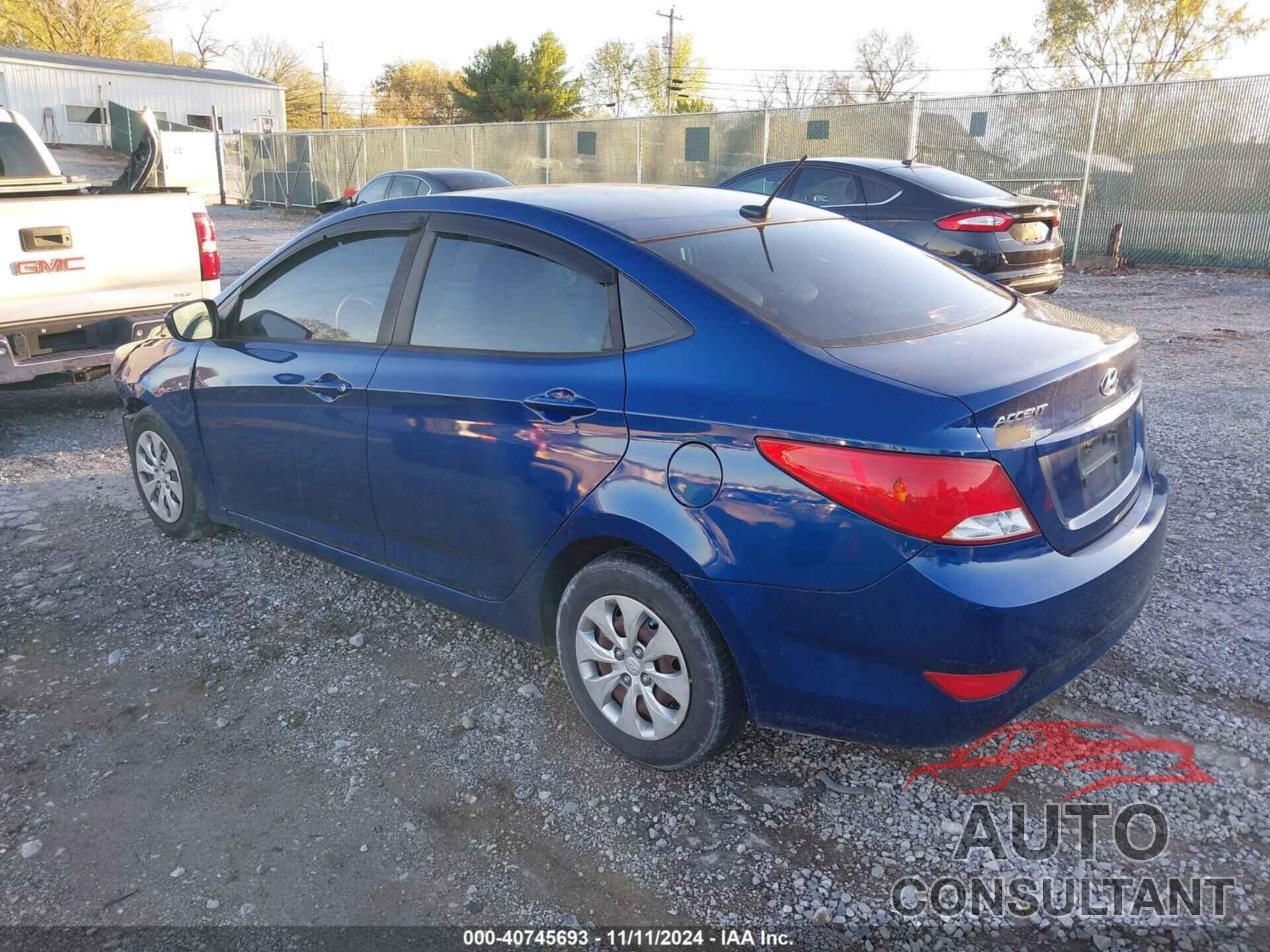 HYUNDAI ACCENT 2016 - KMHCT4AE5GU120803