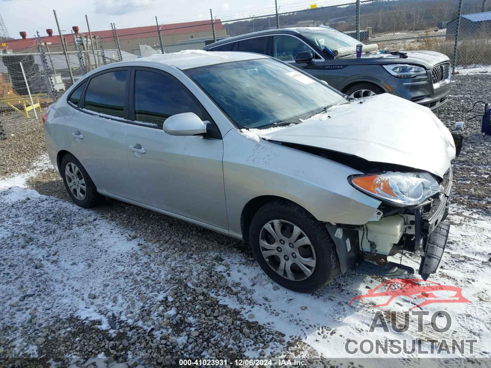 HYUNDAI ELANTRA 2010 - KMHDU4AD3AU914506