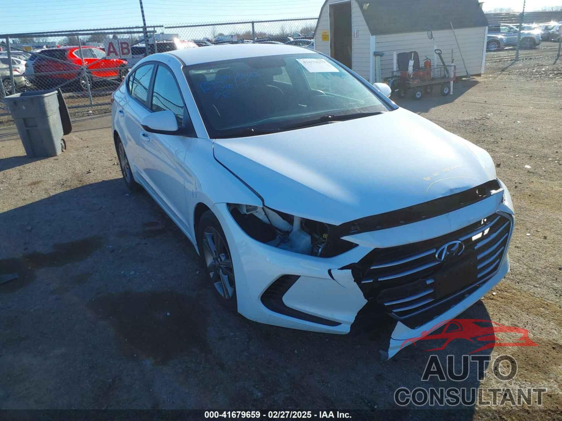 HYUNDAI ELANTRA 2018 - 5NPD84LF6JH390396