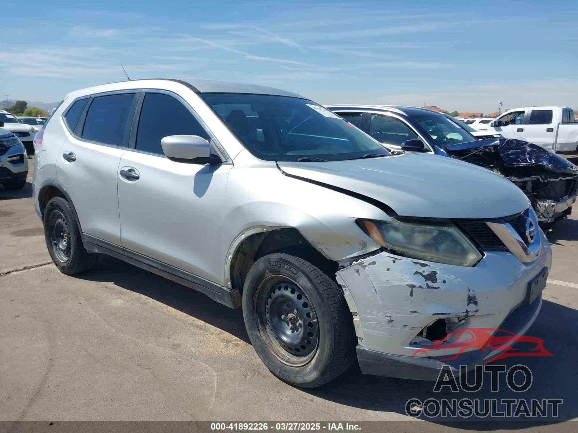 NISSAN ROGUE 2016 - 5N1AT2MV2GC782528