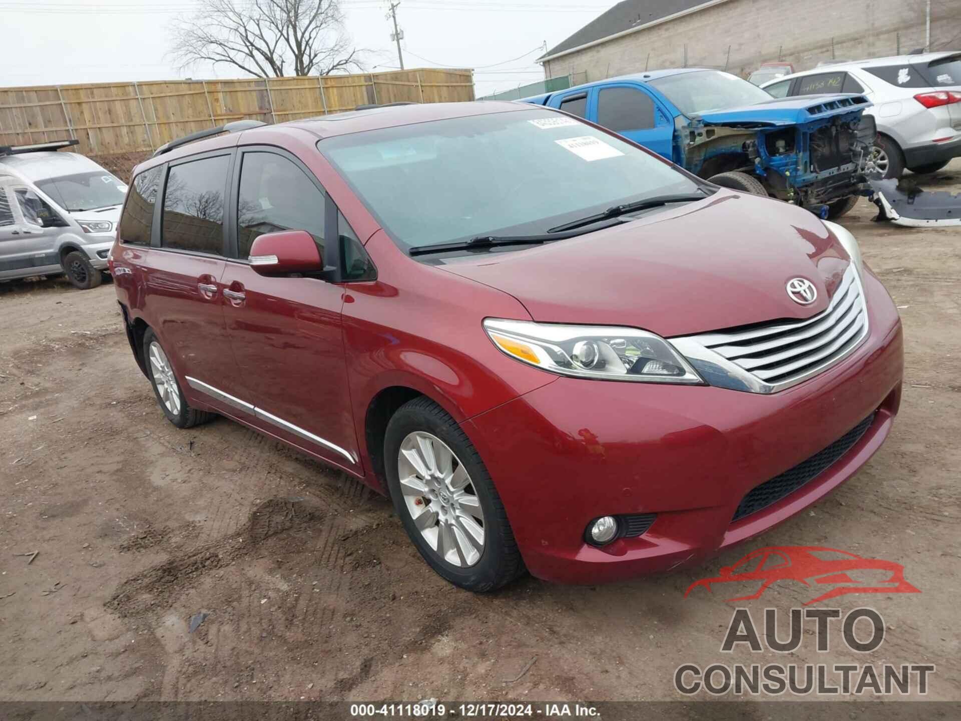 TOYOTA SIENNA 2016 - 5TDYK3DC2GS739591