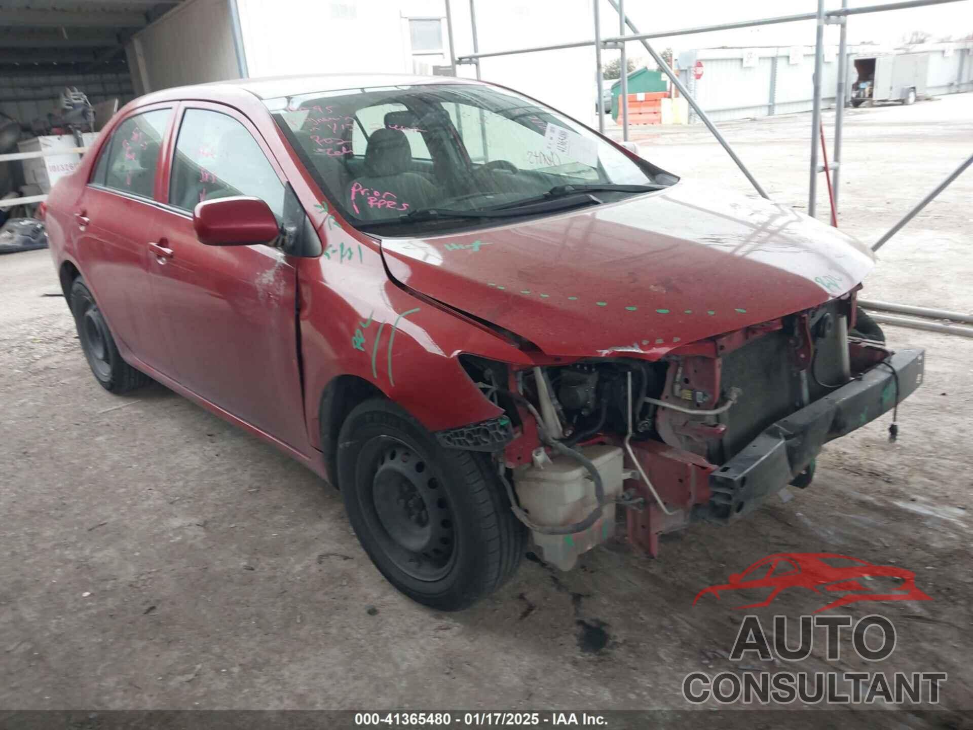 TOYOTA COROLLA 2010 - JTDBU4EE7AJ075315