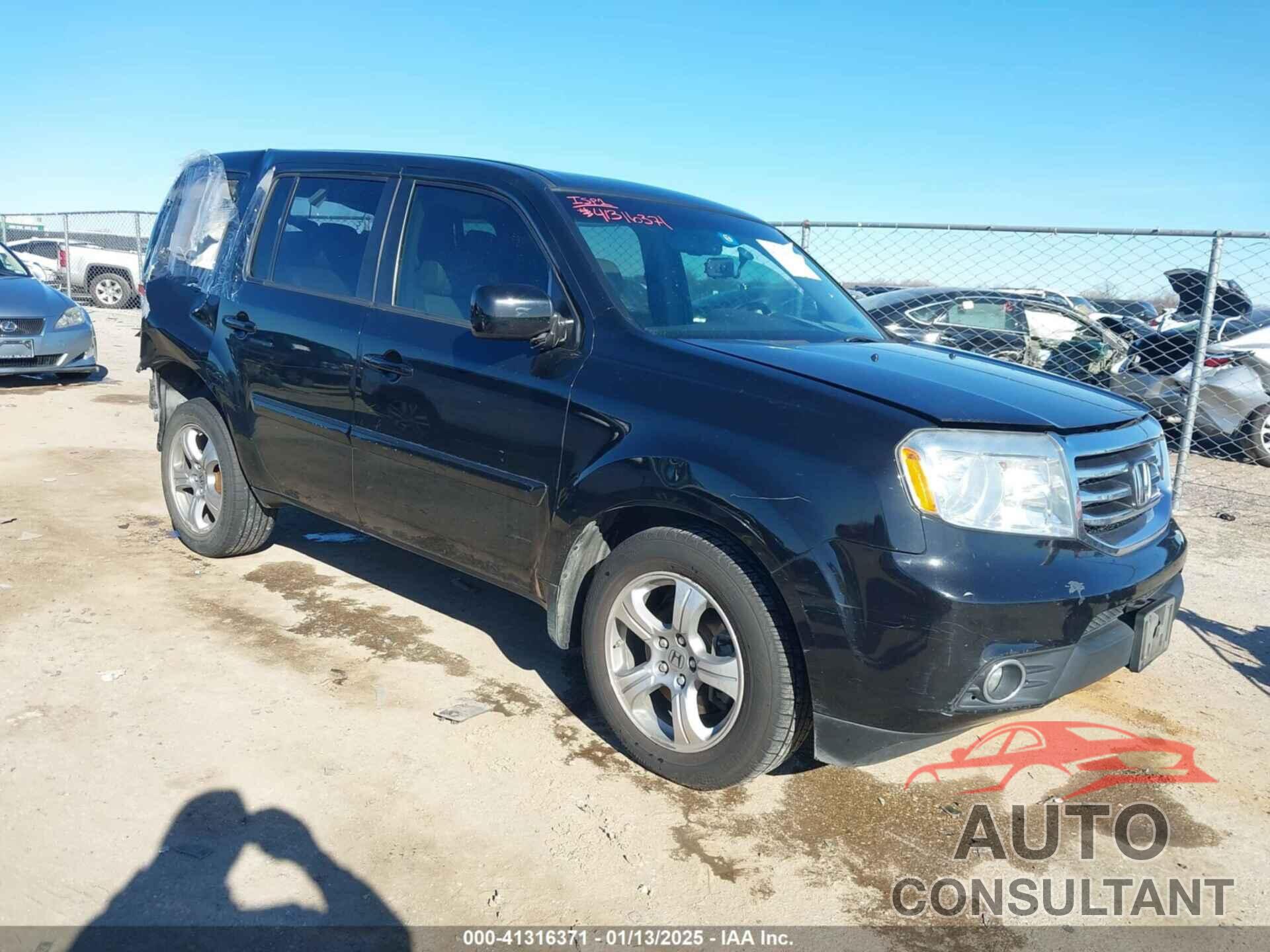 HONDA PILOT 2012 - 5FNYF3H63CB036962