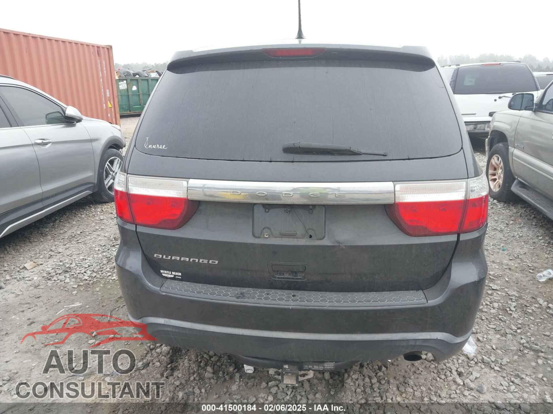 DODGE DURANGO 2011 - 1D4RD2GG9BC711730