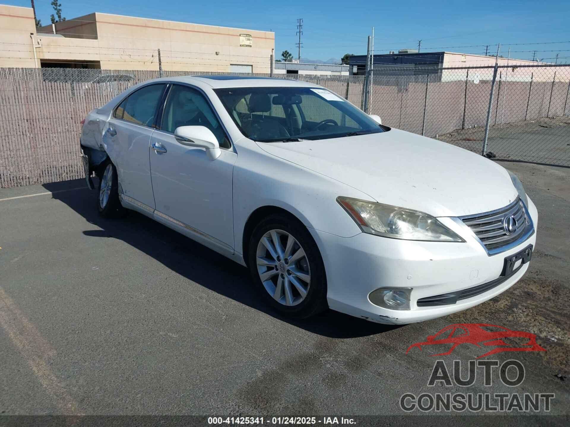 LEXUS ES 350 2011 - JTHBK1EG2B2468090