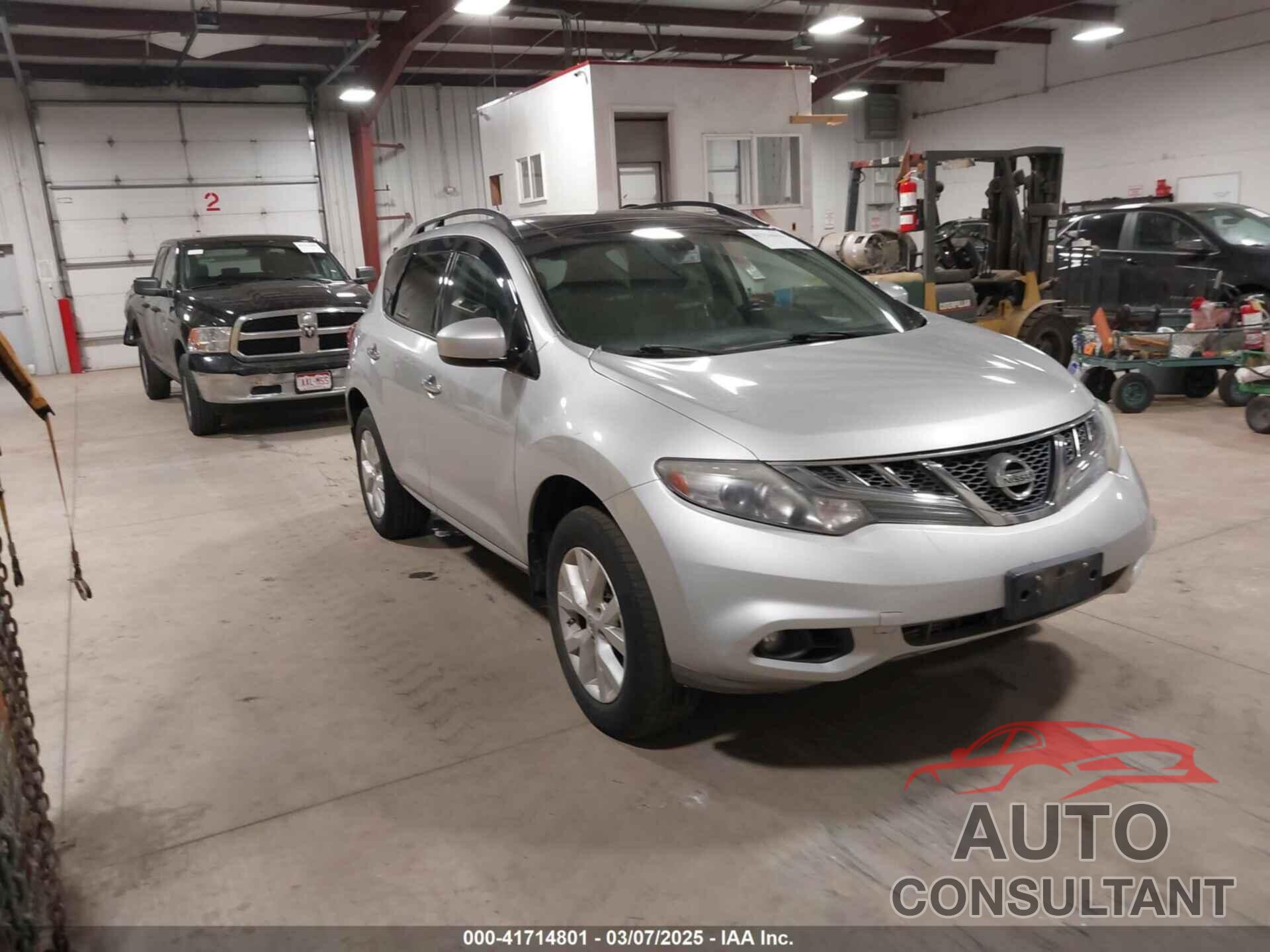 NISSAN MURANO 2011 - JN8AZ1MW6BW156126