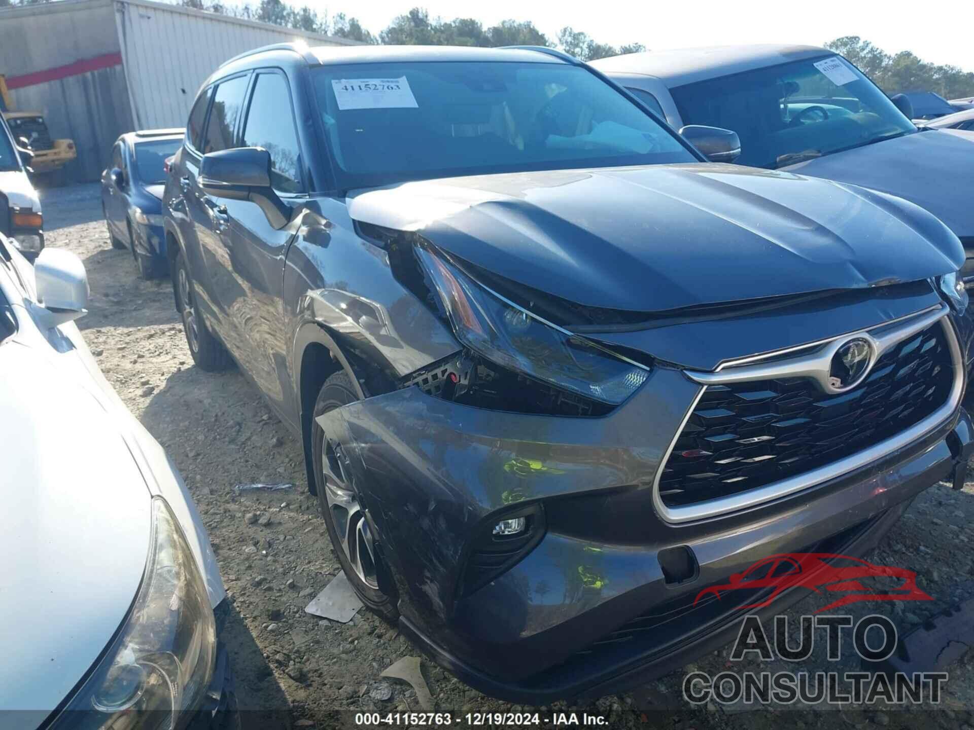 TOYOTA HIGHLANDER 2022 - 5TDGZRAH3NS544865