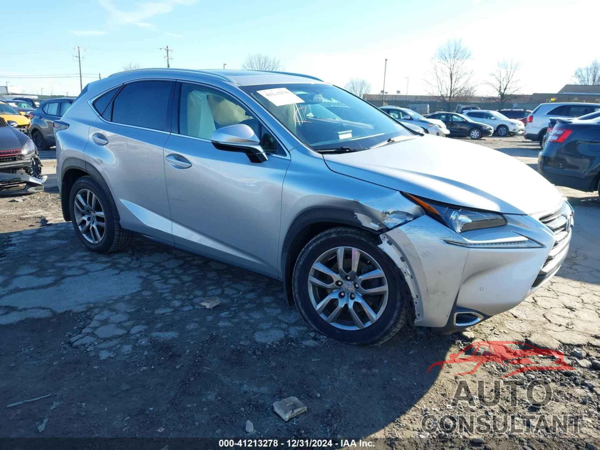 LEXUS NX 2015 - JTJBARBZ4F2038105