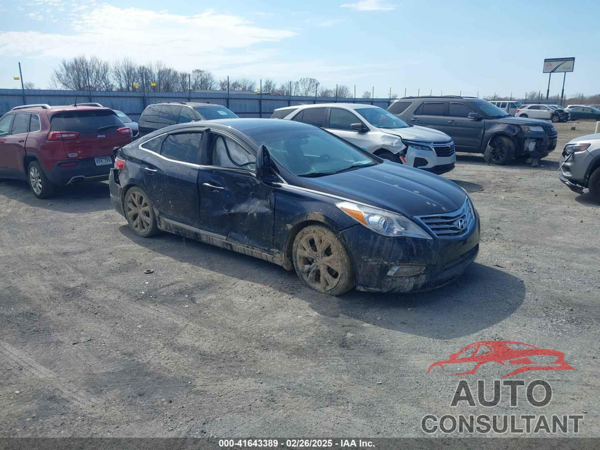 HYUNDAI AZERA 2013 - KMHFH4JG6DA233205