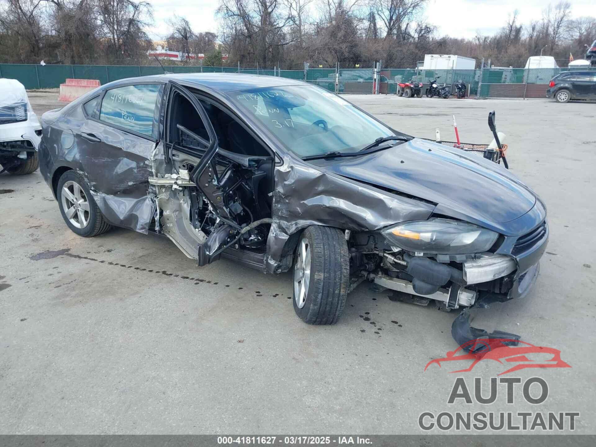 DODGE DART 2016 - 1C3CDFBB8GD660393