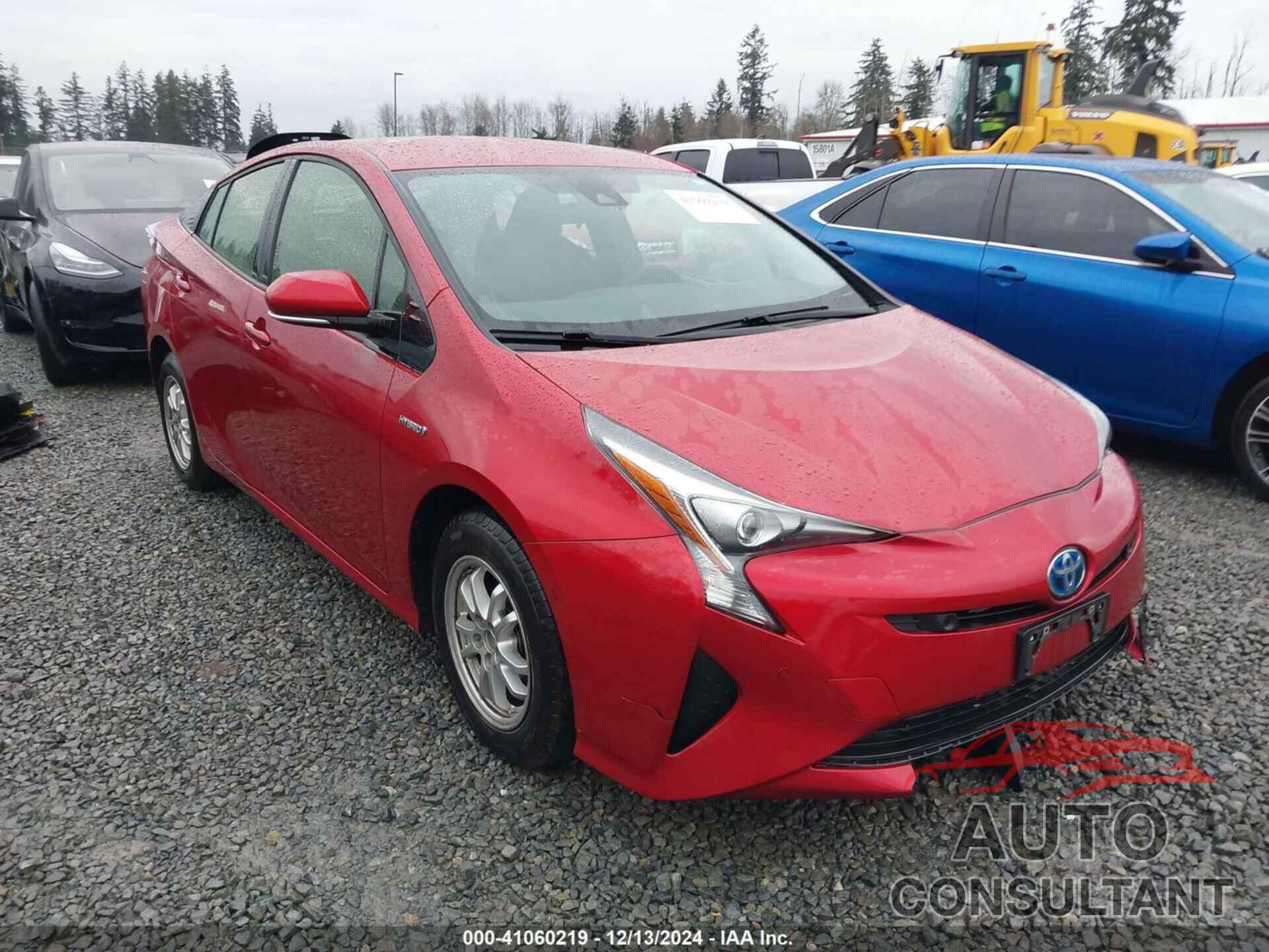 TOYOTA PRIUS 2018 - JTDKBRFUXJ3598048