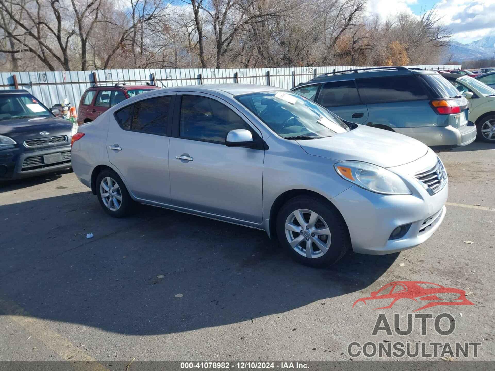 NISSAN VERSA 2012 - 3N1CN7APXCL909702