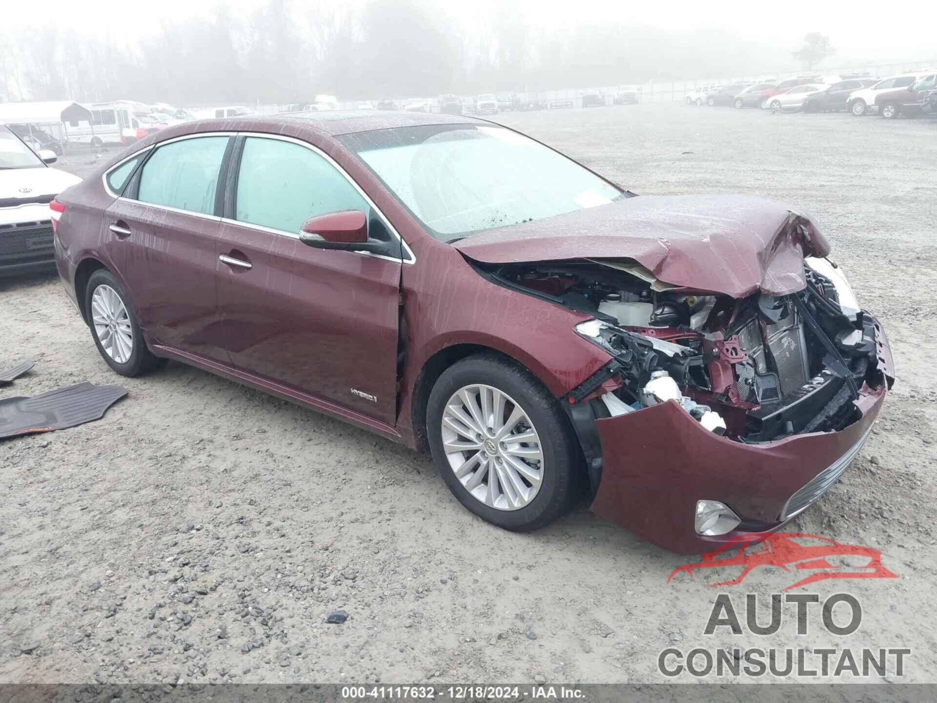 TOYOTA AVALON HYBRID 2013 - 4T1BD1EB1DU018658
