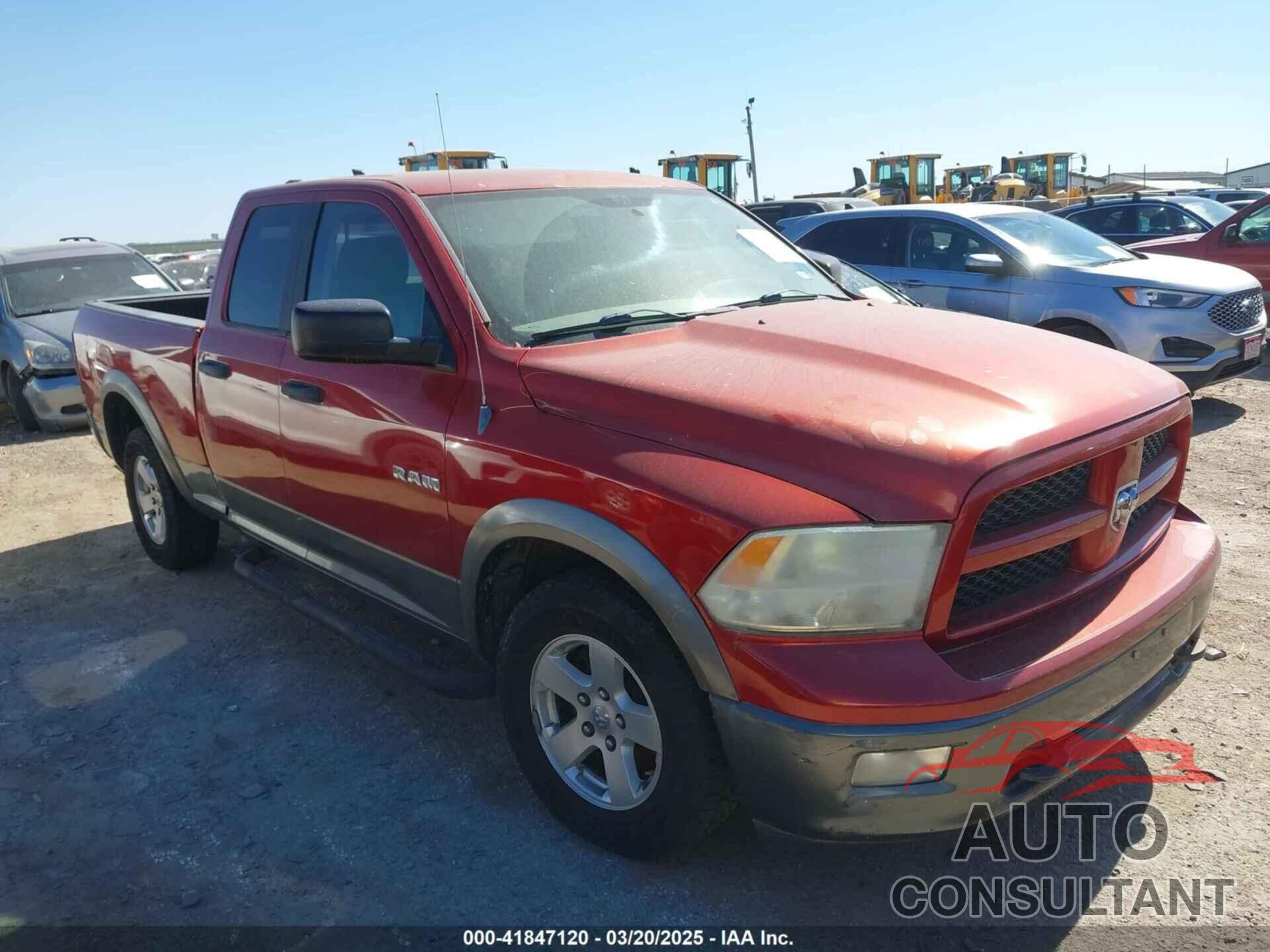 DODGE RAM 1500 2009 - 1D3HB18P39S772361