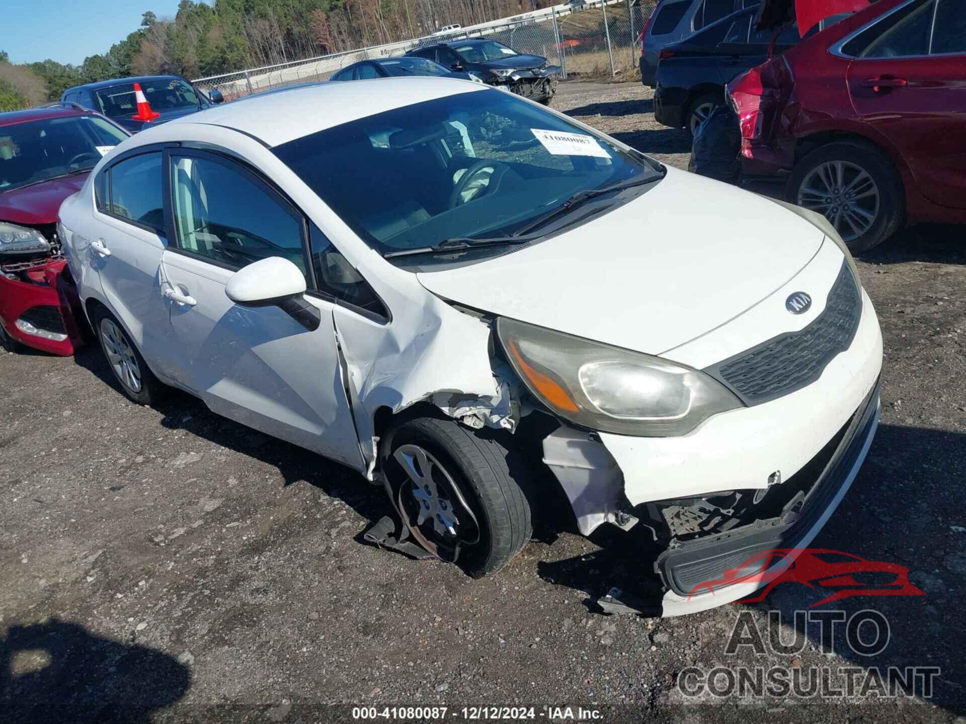 KIA RIO 2013 - KNADM4A3XD6149683