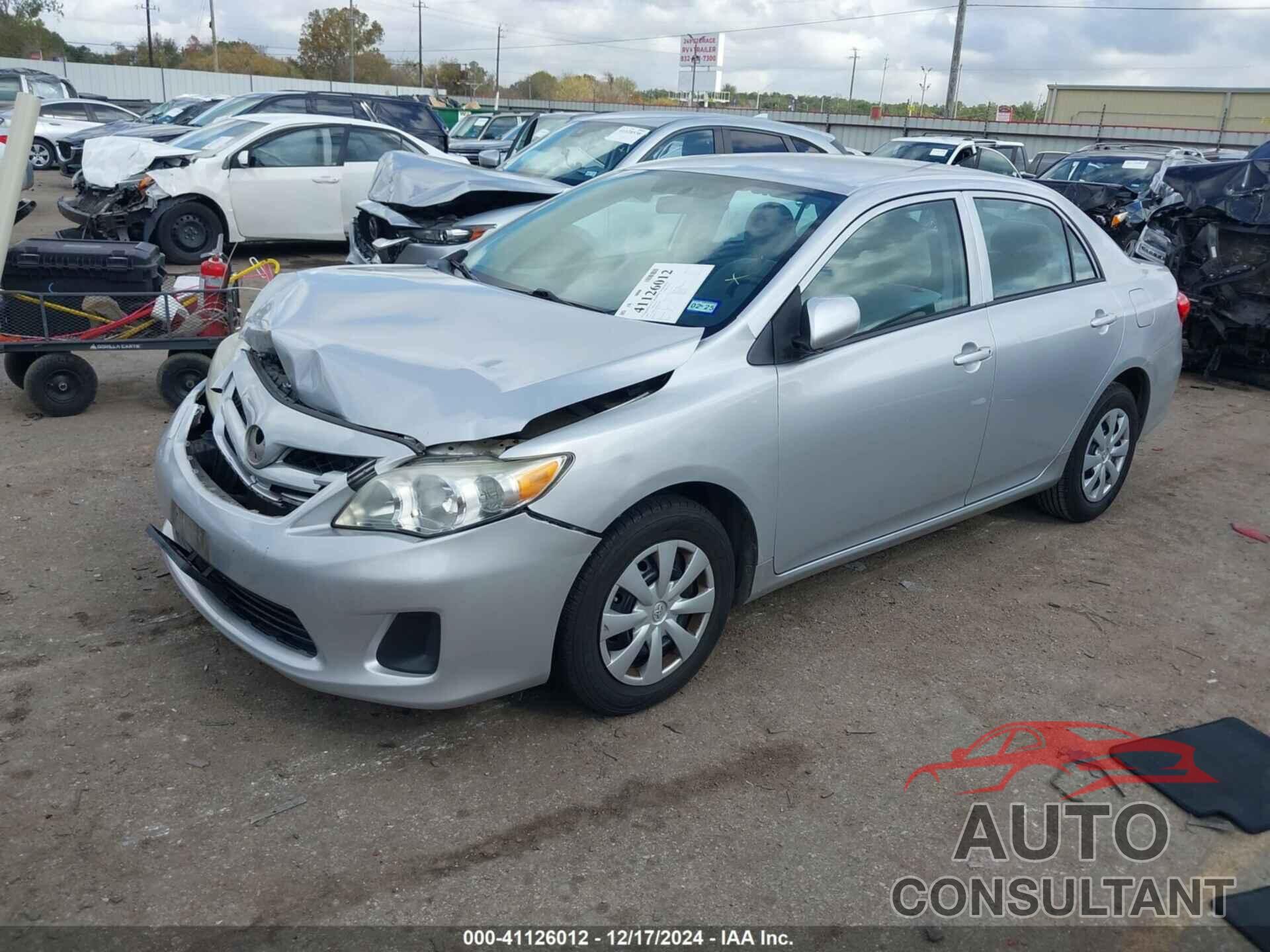 TOYOTA COROLLA 2013 - 5YFBU4EE2DP154486