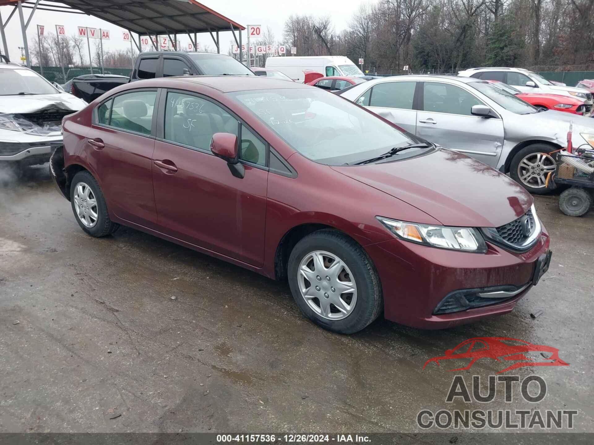 HONDA CIVIC 2013 - 2HGFB2F57DH525708