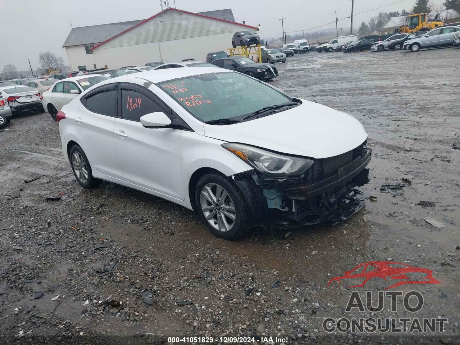 HYUNDAI ELANTRA 2016 - 5NPDH4AE3GH722135