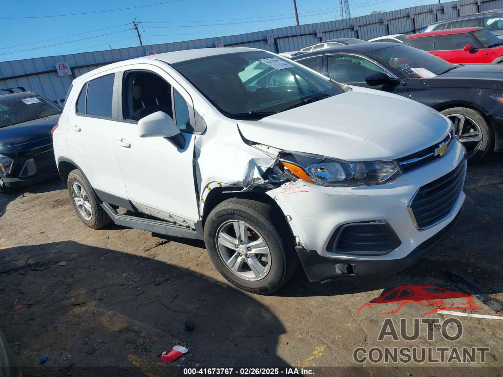 CHEVROLET TRAX 2022 - KL7CJNSM3NB513582