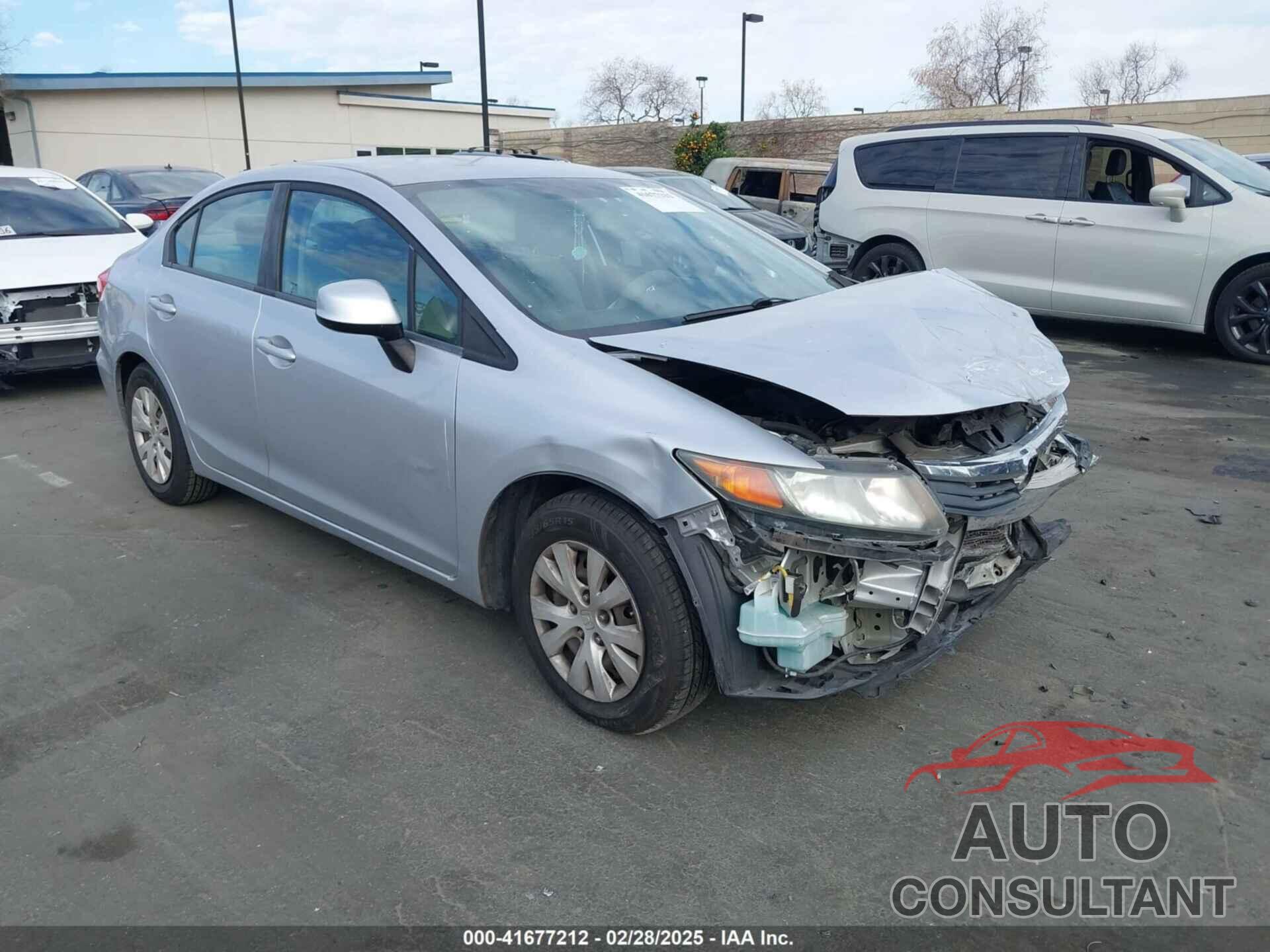HONDA CIVIC 2012 - 19XFB2F58CE340897