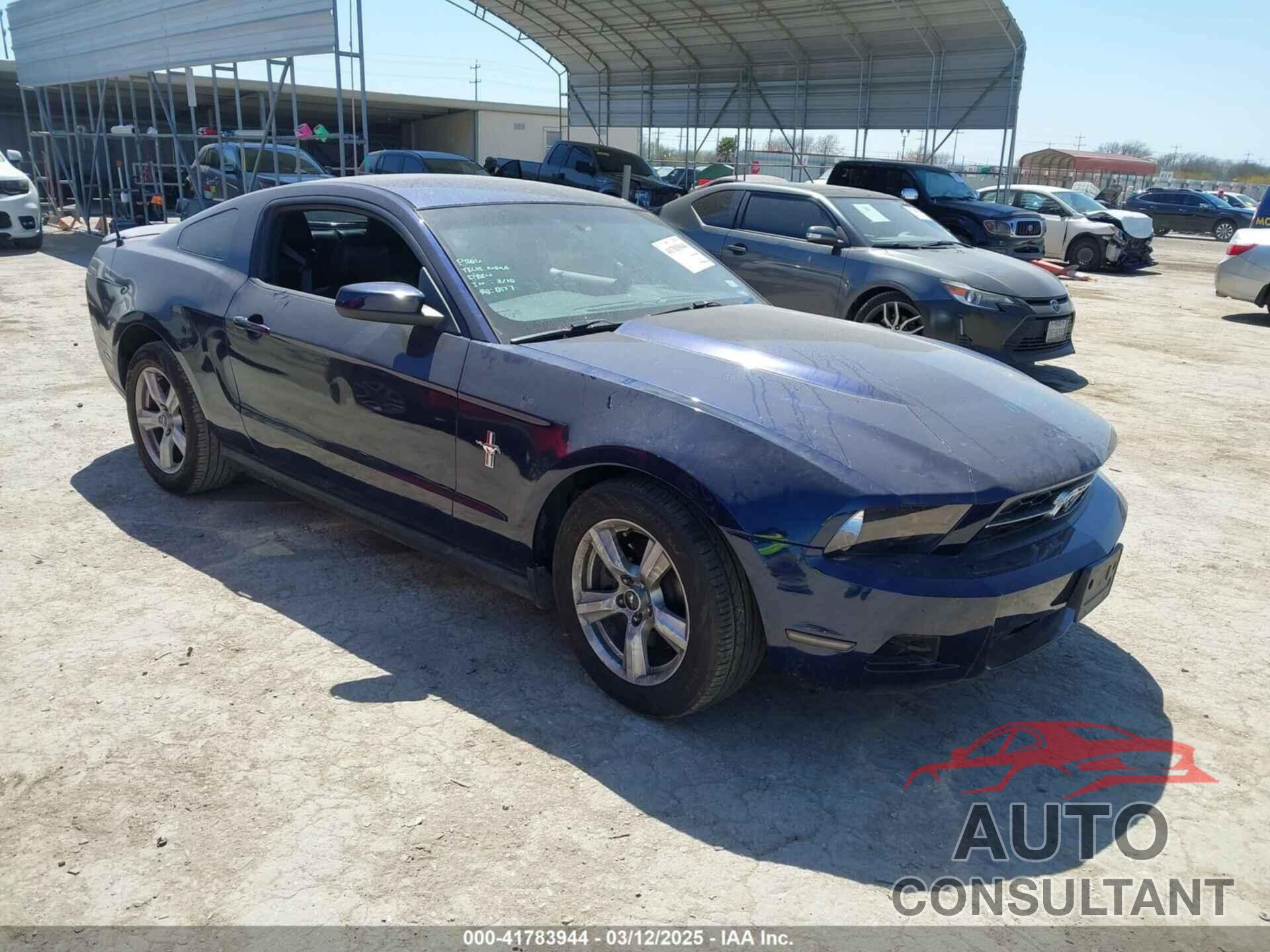 FORD MUSTANG 2012 - 1ZVBP8AM8C5230118