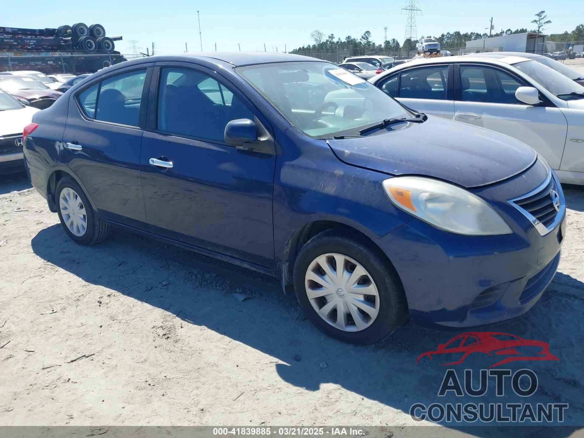 NISSAN VERSA 2012 - 3N1CN7AP7CL887870
