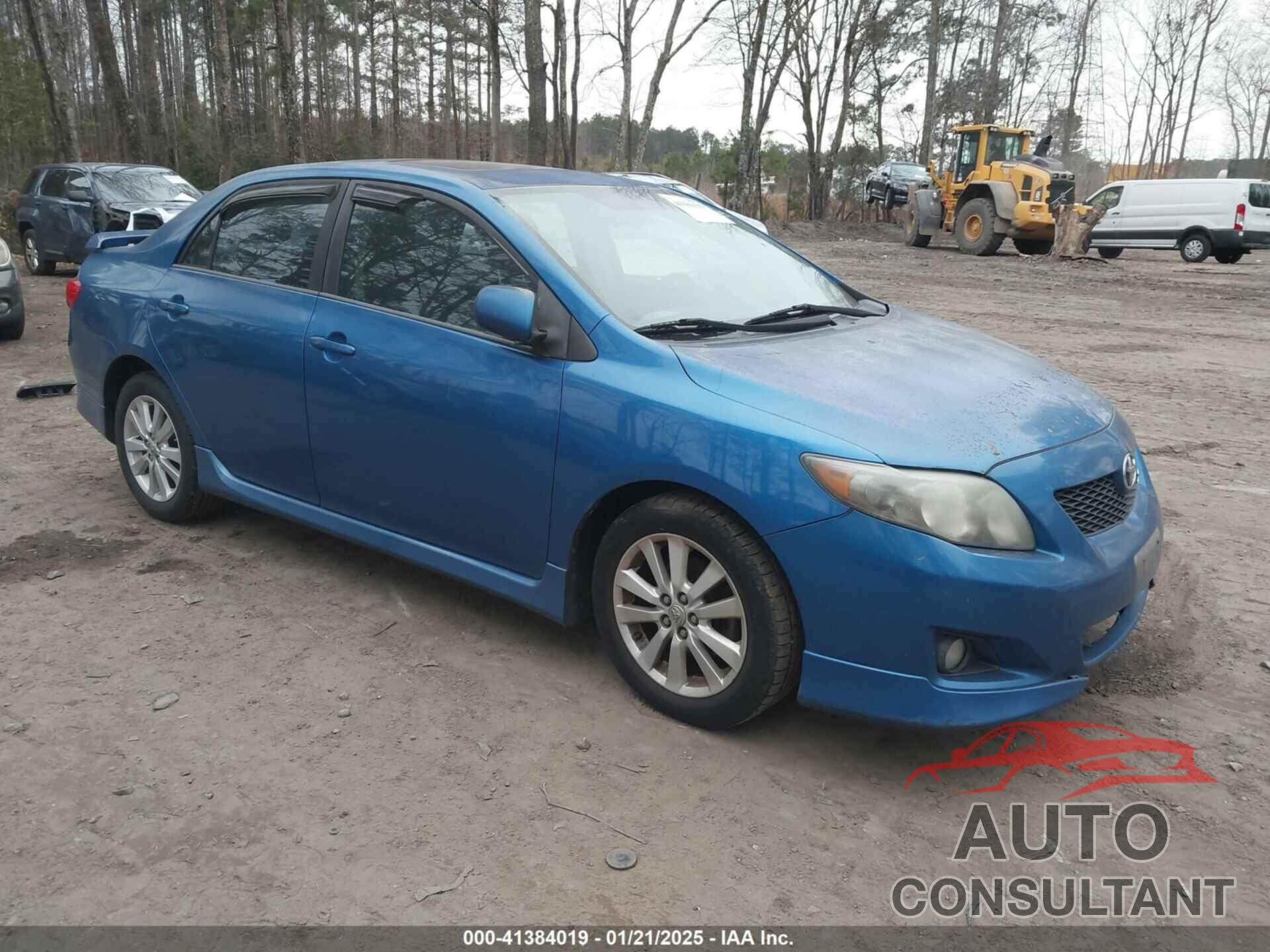 TOYOTA COROLLA 2009 - 2T1BU40E29C050742