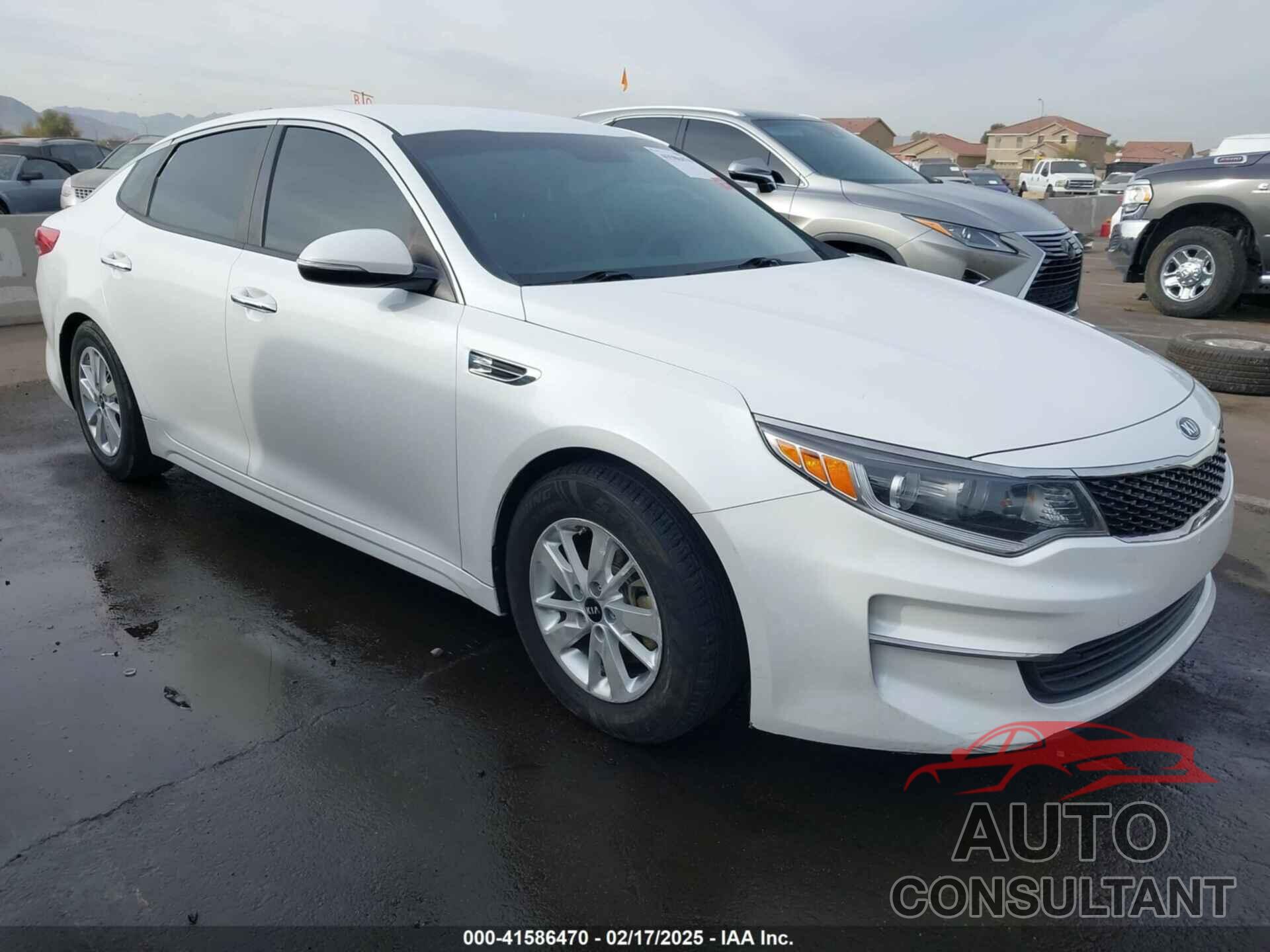 KIA OPTIMA 2016 - KNAGT4L39G5103589