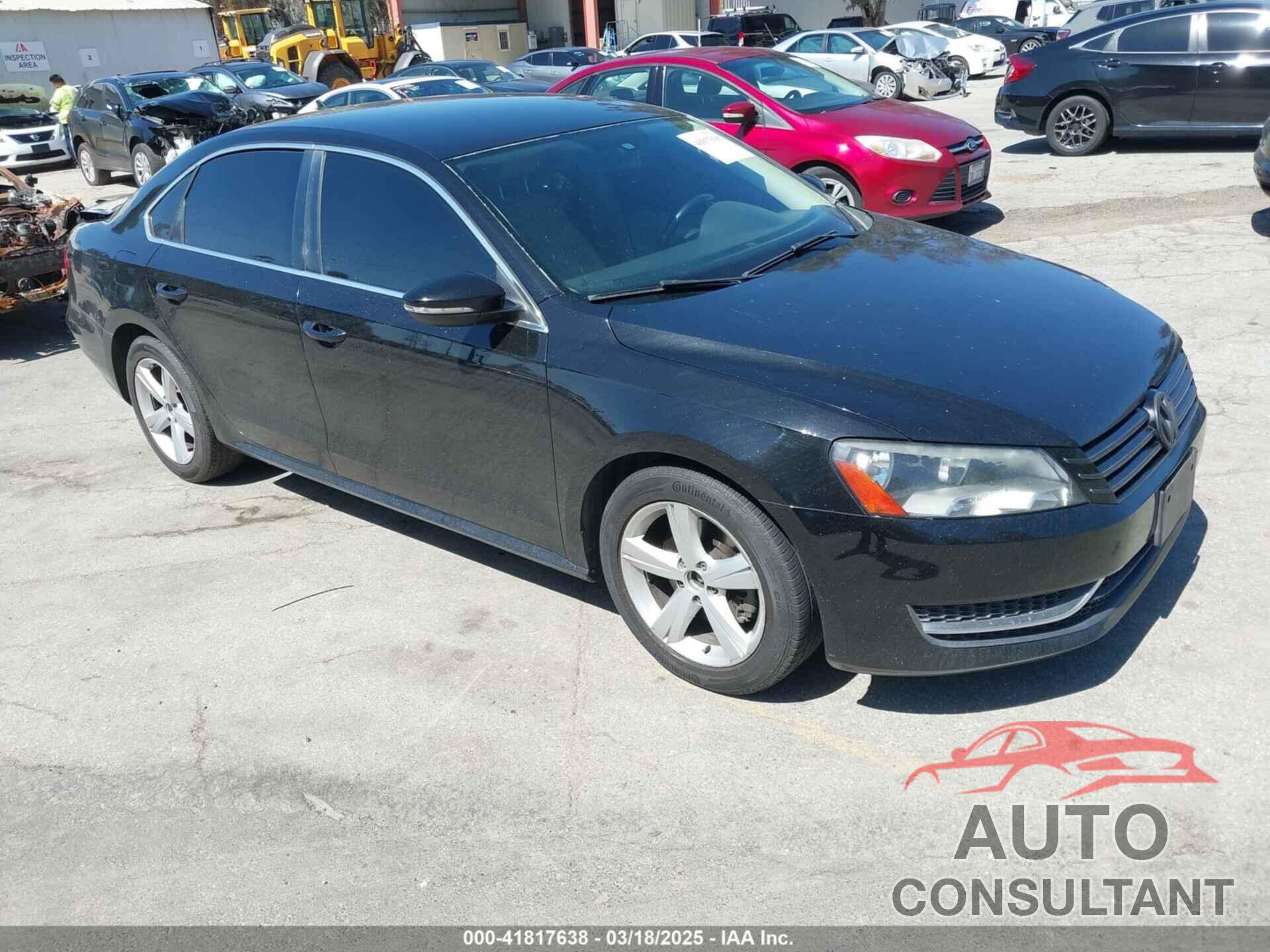 VOLKSWAGEN PASSAT 2012 - 1VWBP7A30CC025468