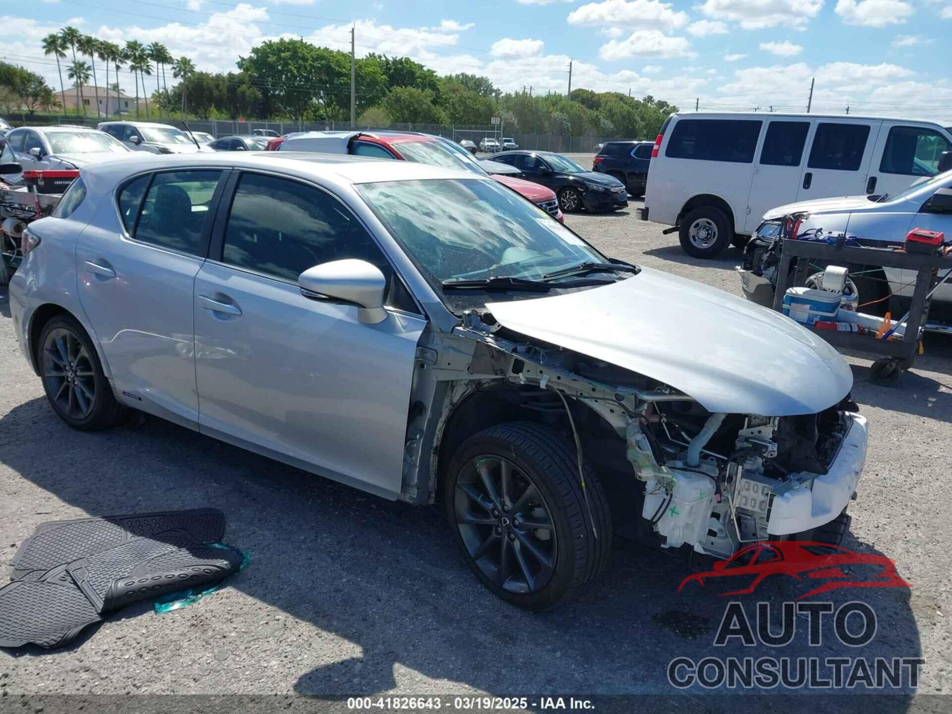 LEXUS CT 200H 2013 - JTHKD5BH7D2152752