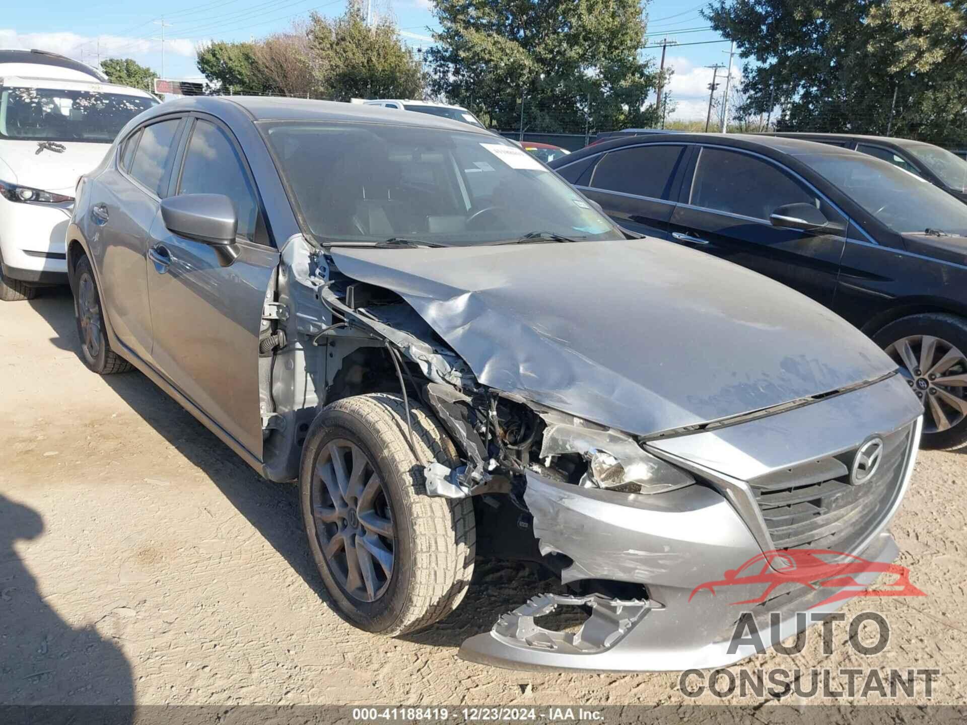 MAZDA MAZDA3 2014 - JM1BM1M70E1217611