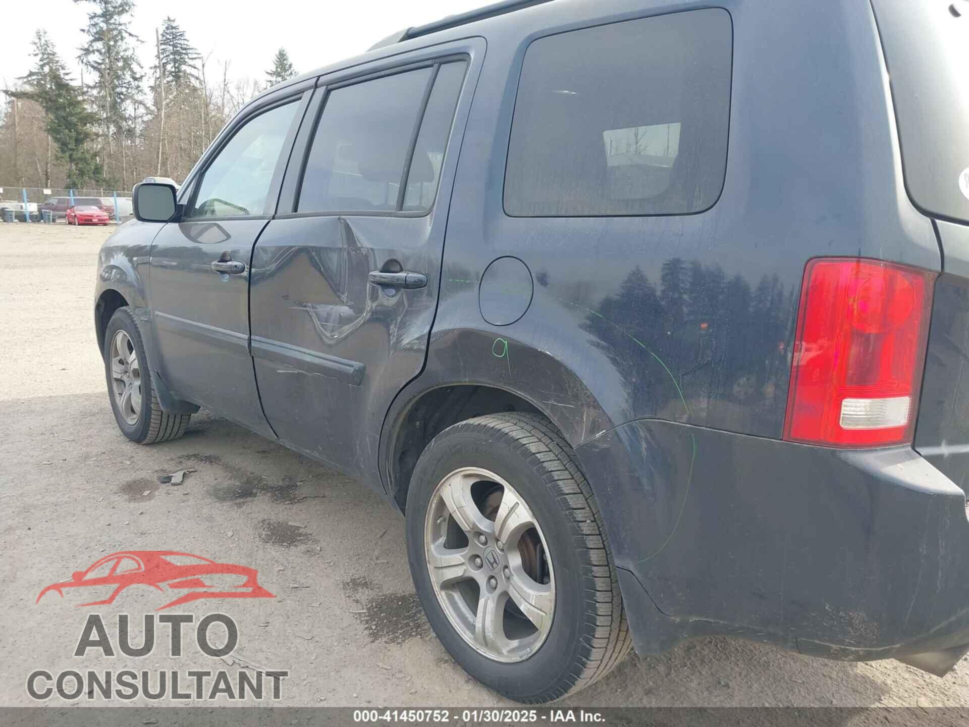 HONDA PILOT 2012 - 5FNYF4H58CB079058
