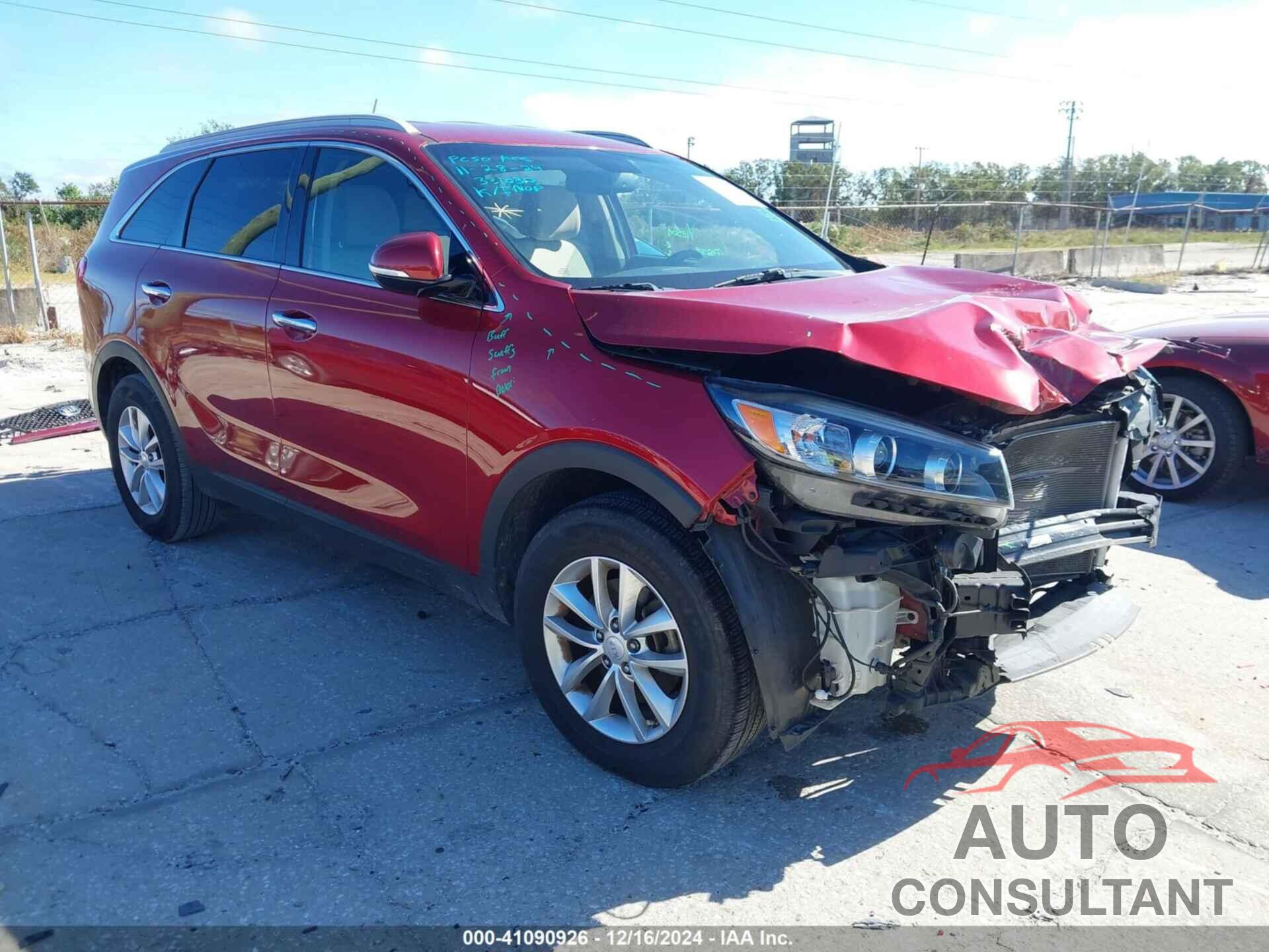 KIA SORENTO 2016 - 5XYPG4A39GG115906