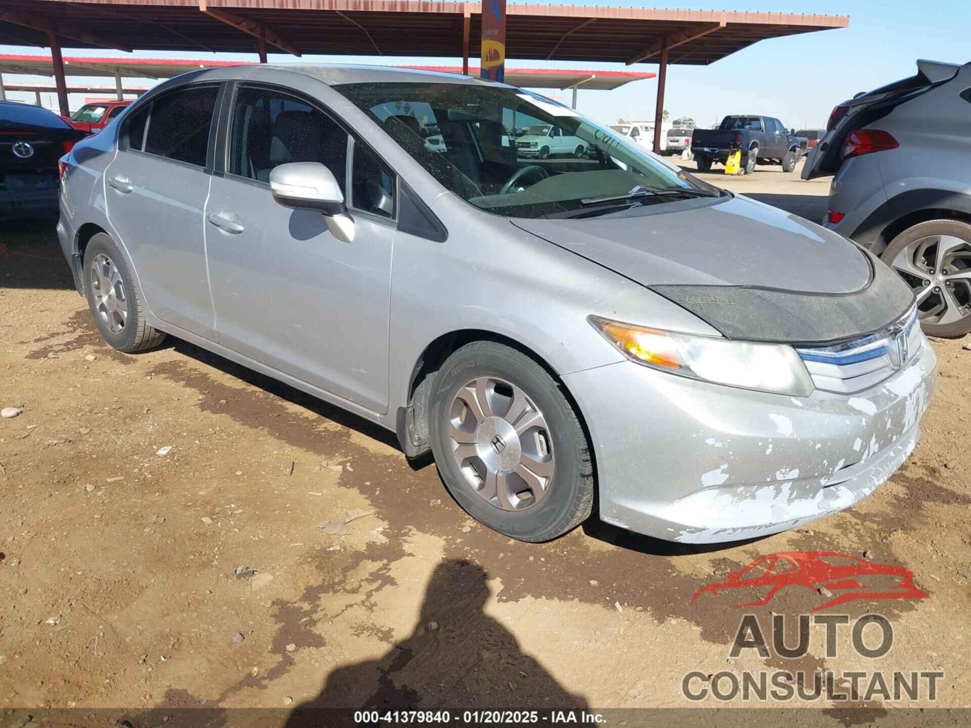 HONDA CIVIC HYBRID 2012 - JHMFB4F38CS005080