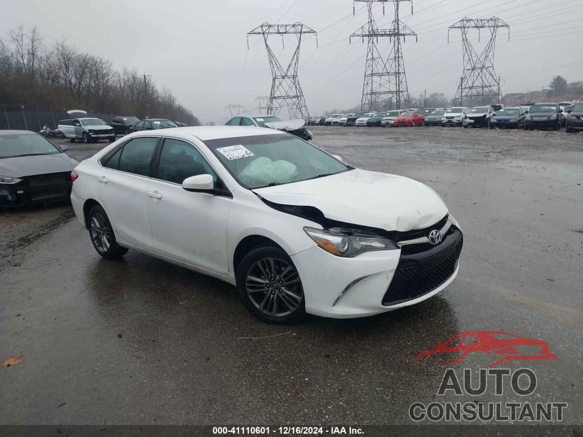 TOYOTA CAMRY 2017 - 4T1BF1FK8HU691588