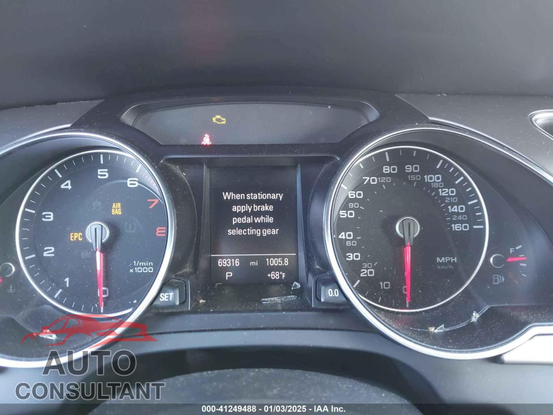 AUDI A5 2013 - WAULFAFH1DN001095