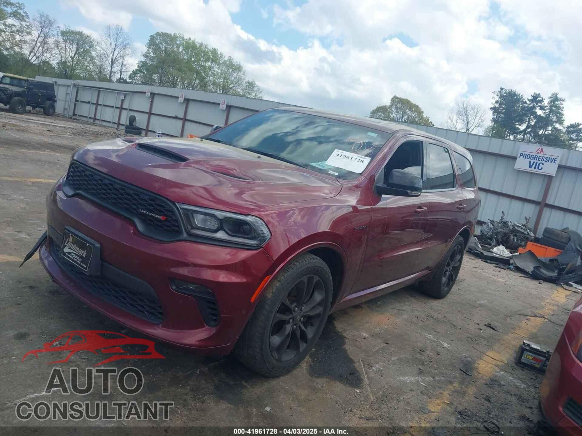 DODGE DURANGO 2021 - 1C4SDHCT0MC636634
