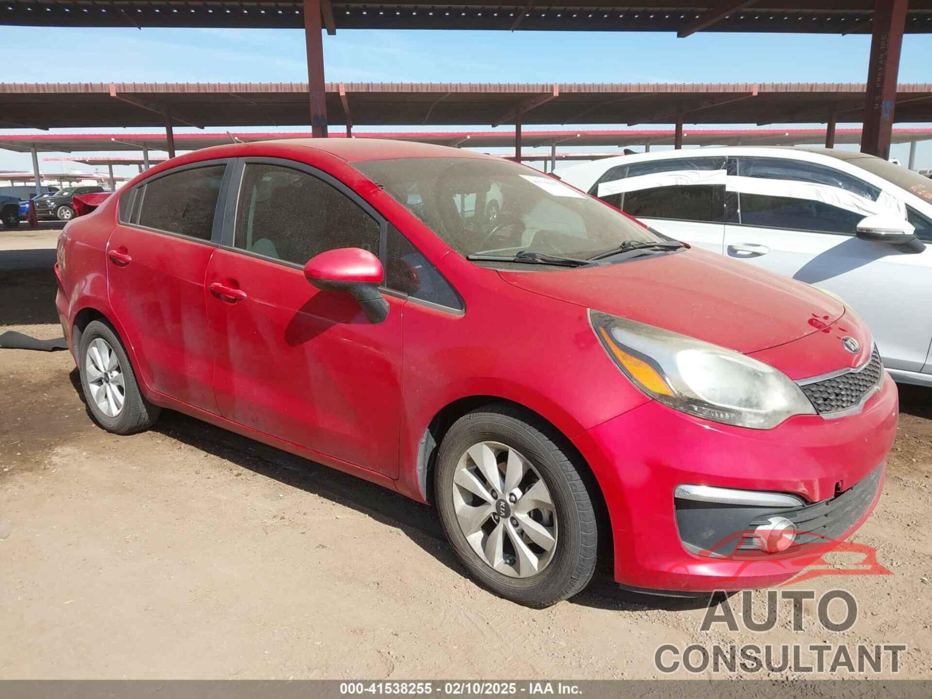 KIA RIO 2016 - KNADN4A34G6676426