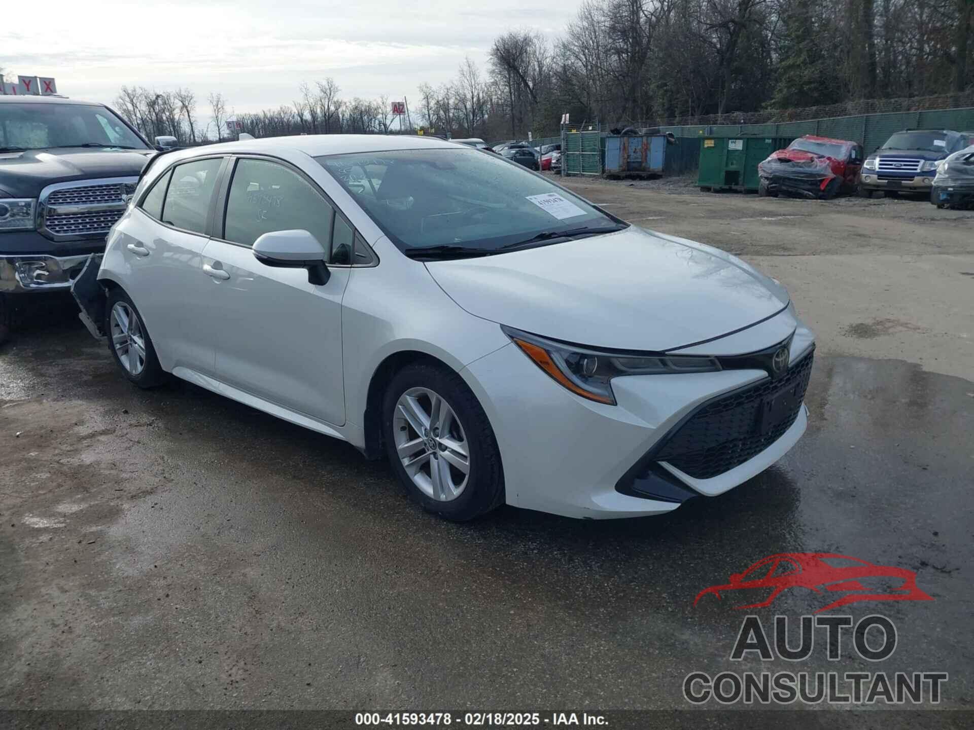TOYOTA COROLLA 2020 - JTND4RBE8L3084067