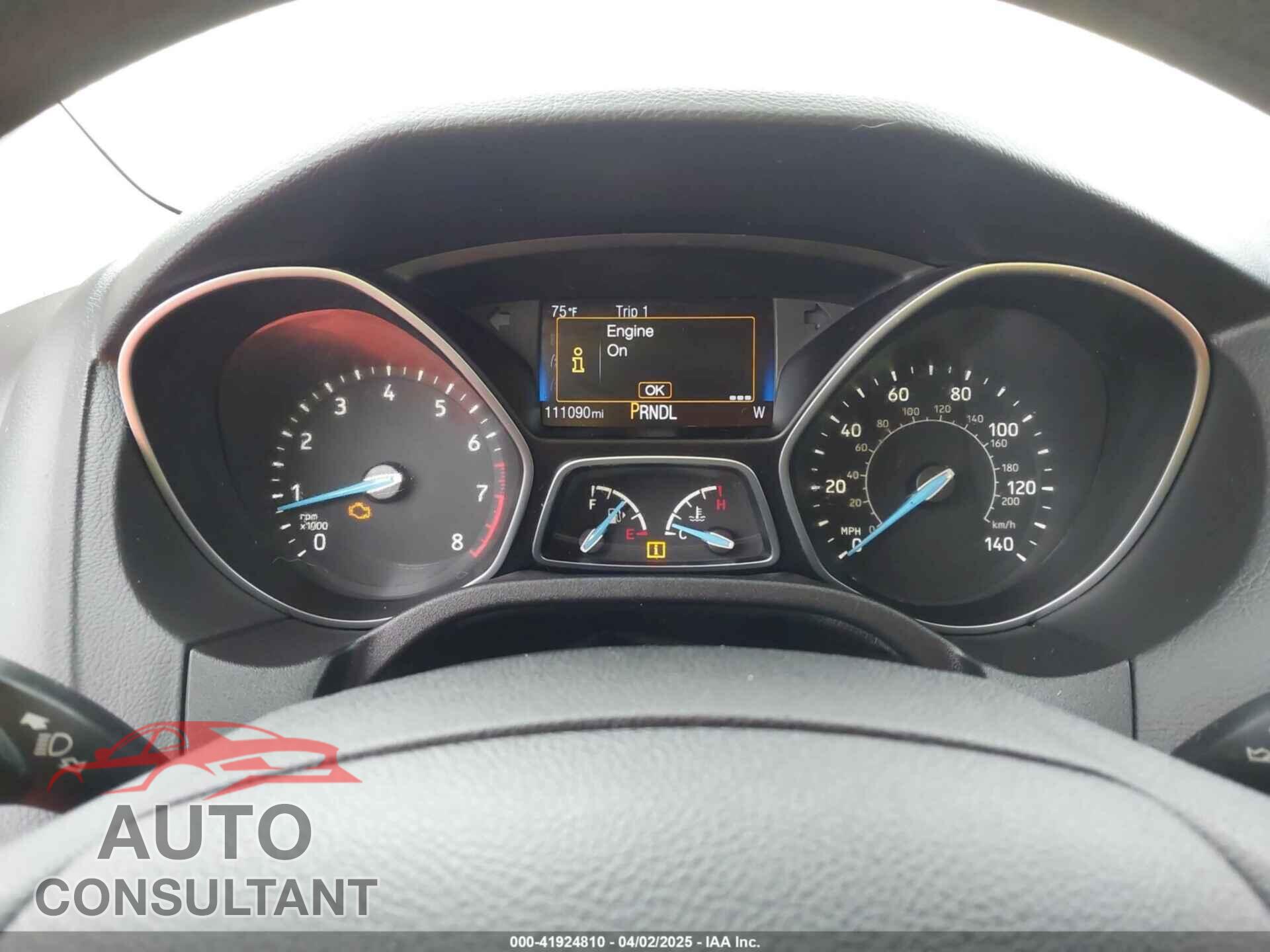 FORD FOCUS 2016 - 1FADP3F29GL245580