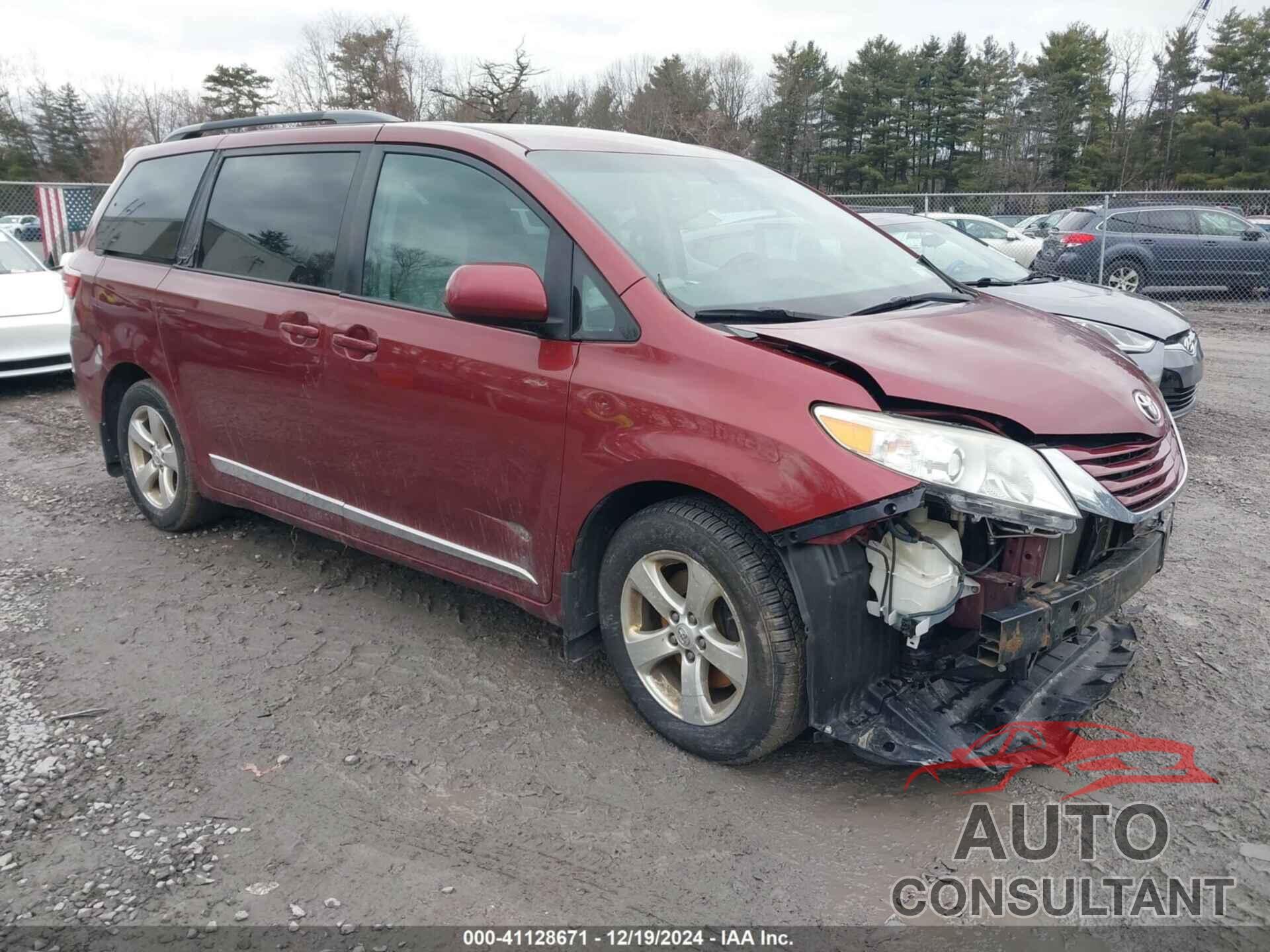 TOYOTA SIENNA 2015 - 5TDKK3DC5FS622916