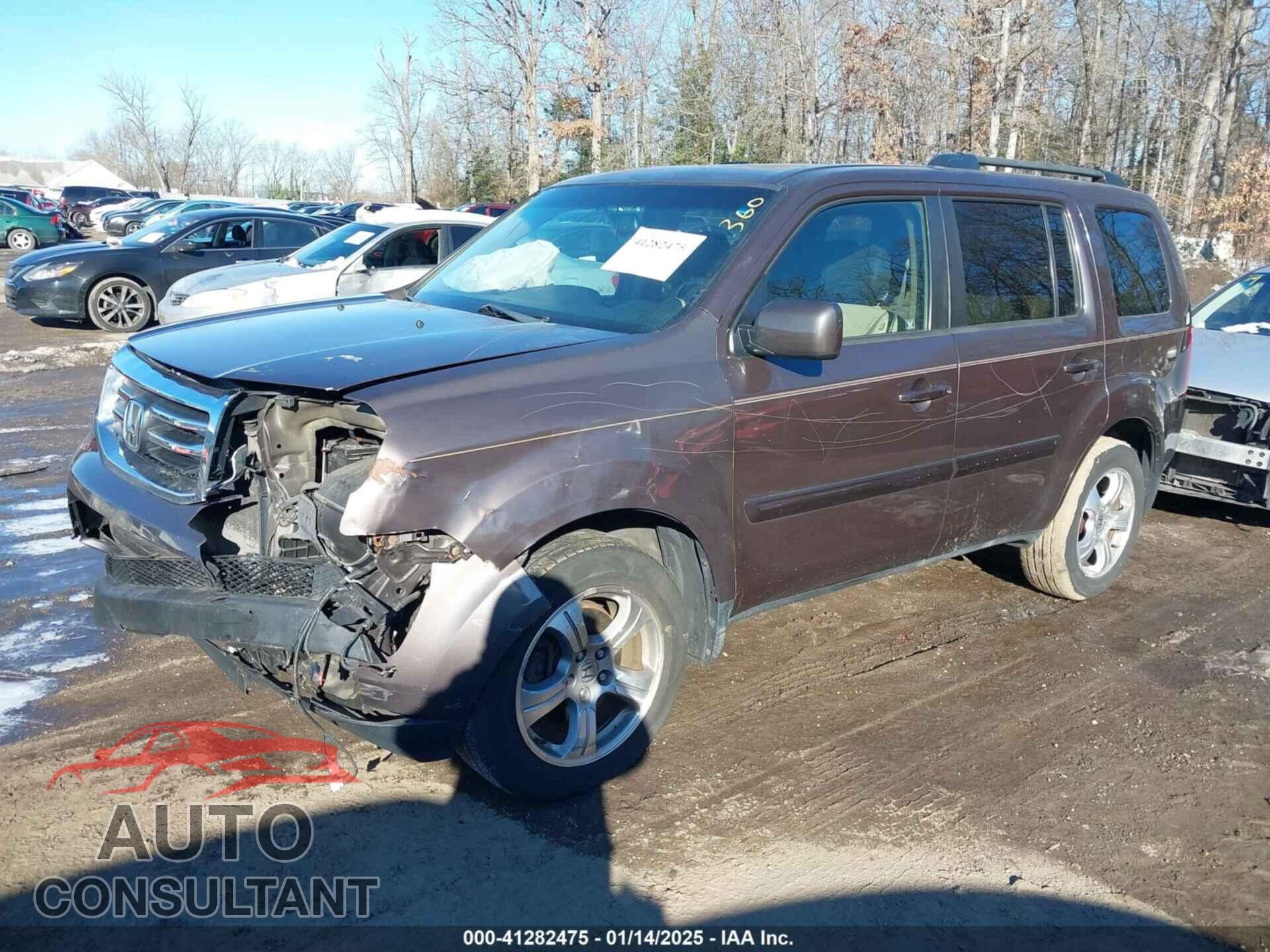 HONDA PILOT 2012 - 5FNYF4H63CB016152