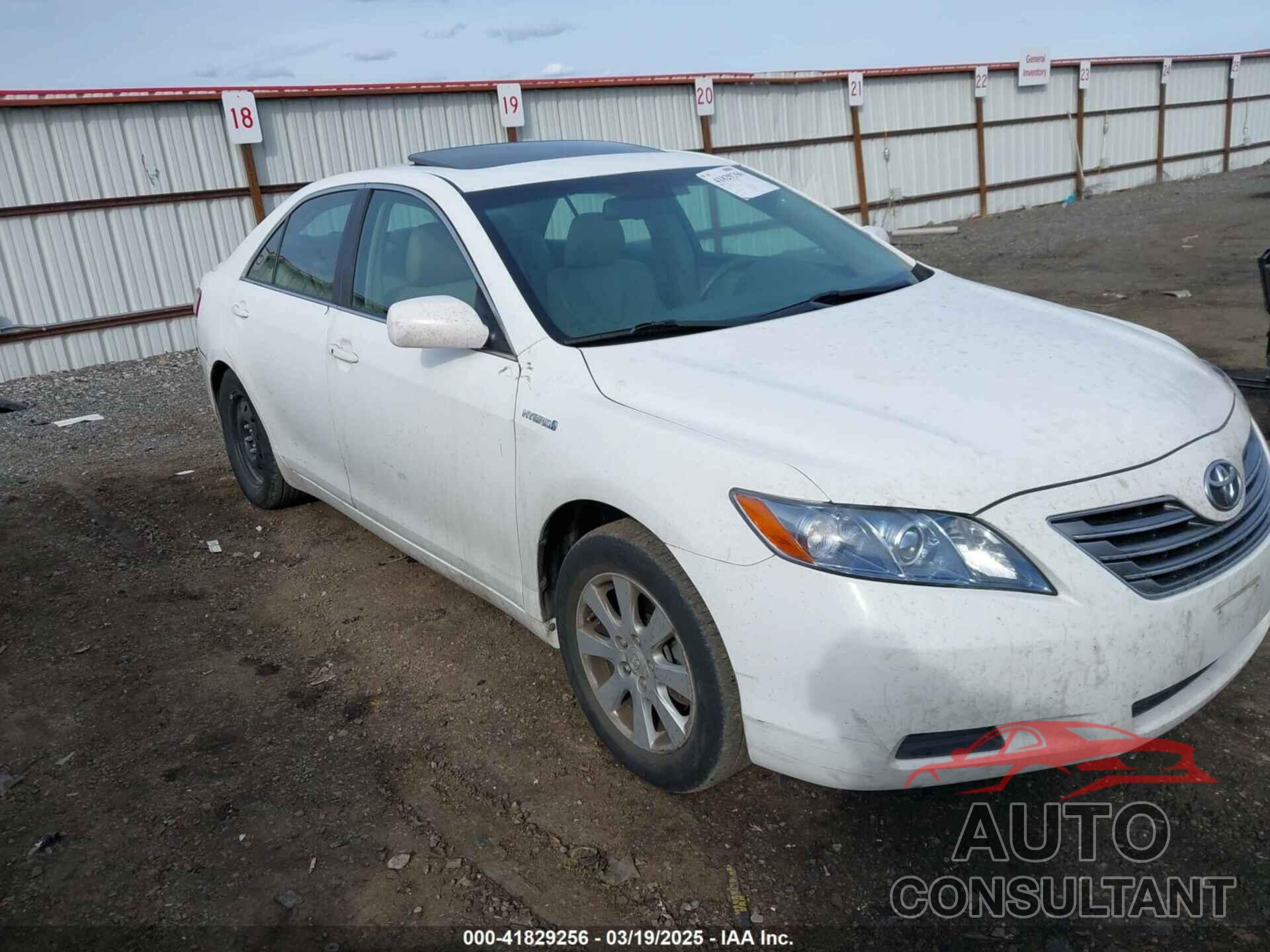 TOYOTA CAMRY HYBRID 2009 - 4T1BB46K29U075058