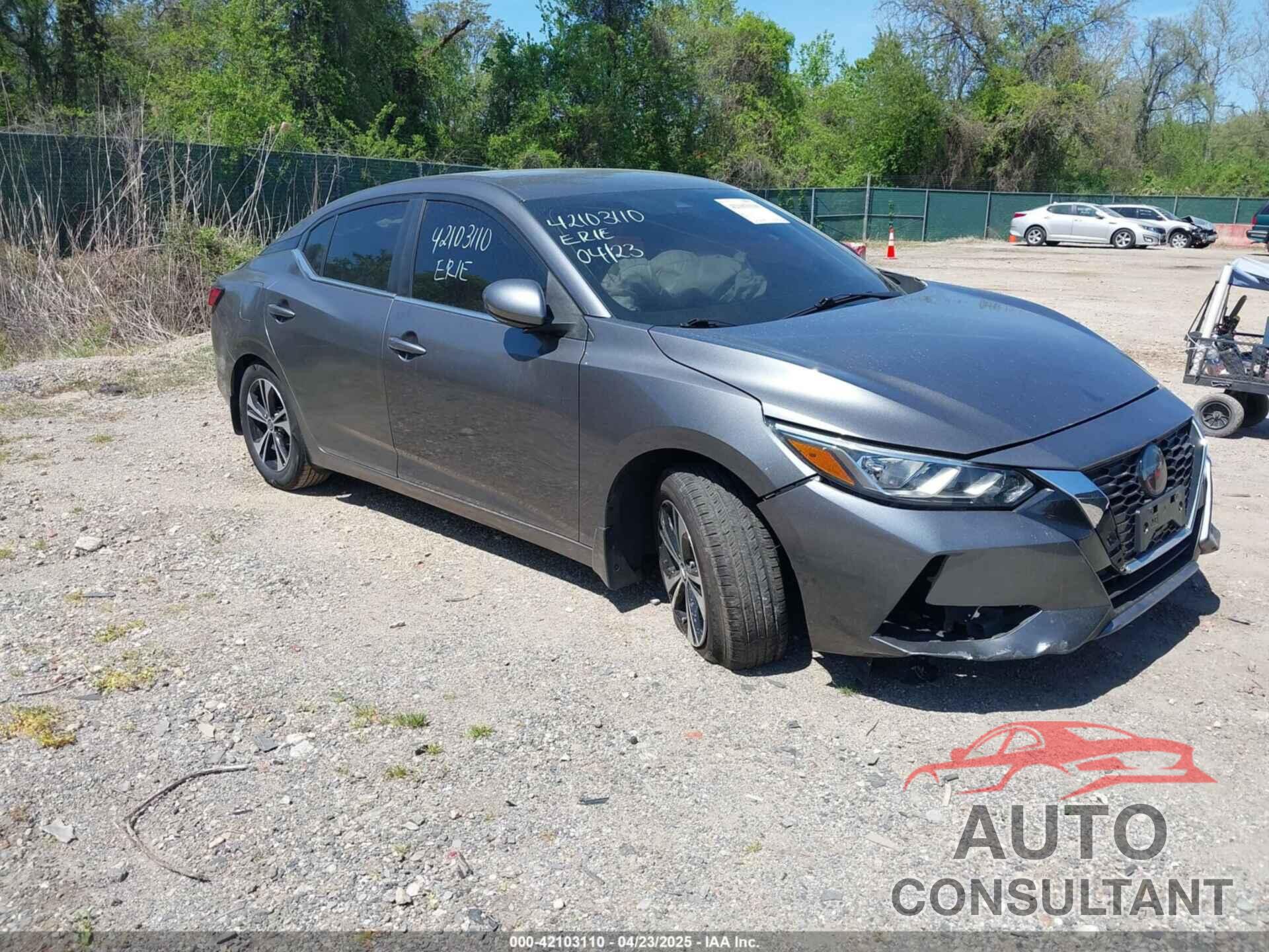 NISSAN SENTRA 2020 - 3N1AB8CV9LY287310