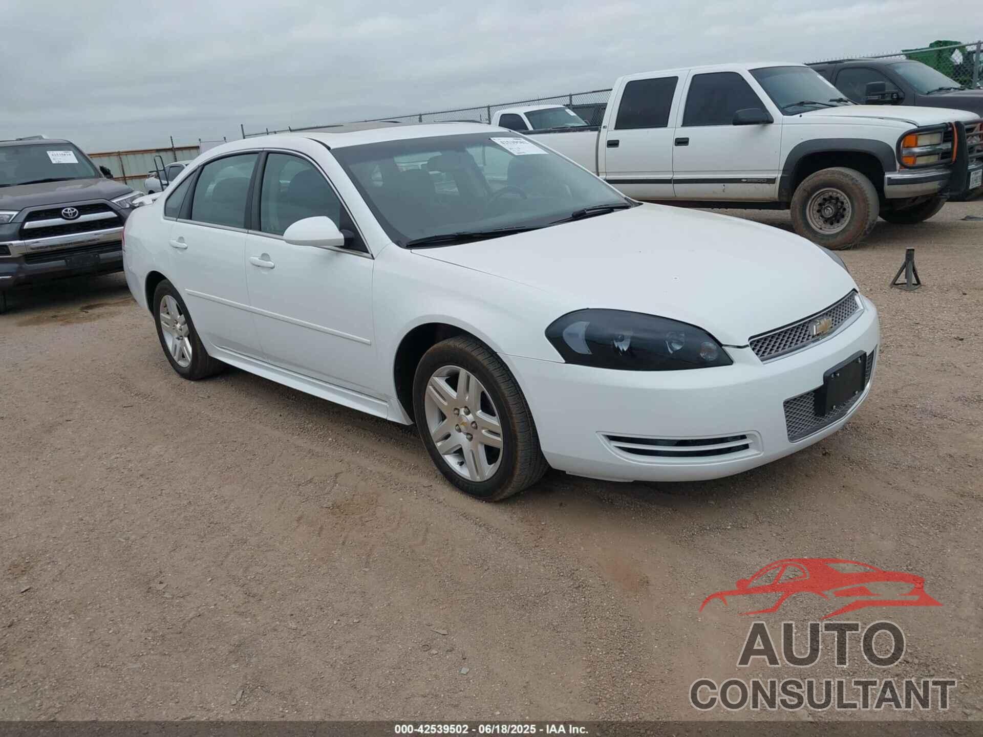 CHEVROLET IMPALA 2012 - 2G1WG5E35C1116804