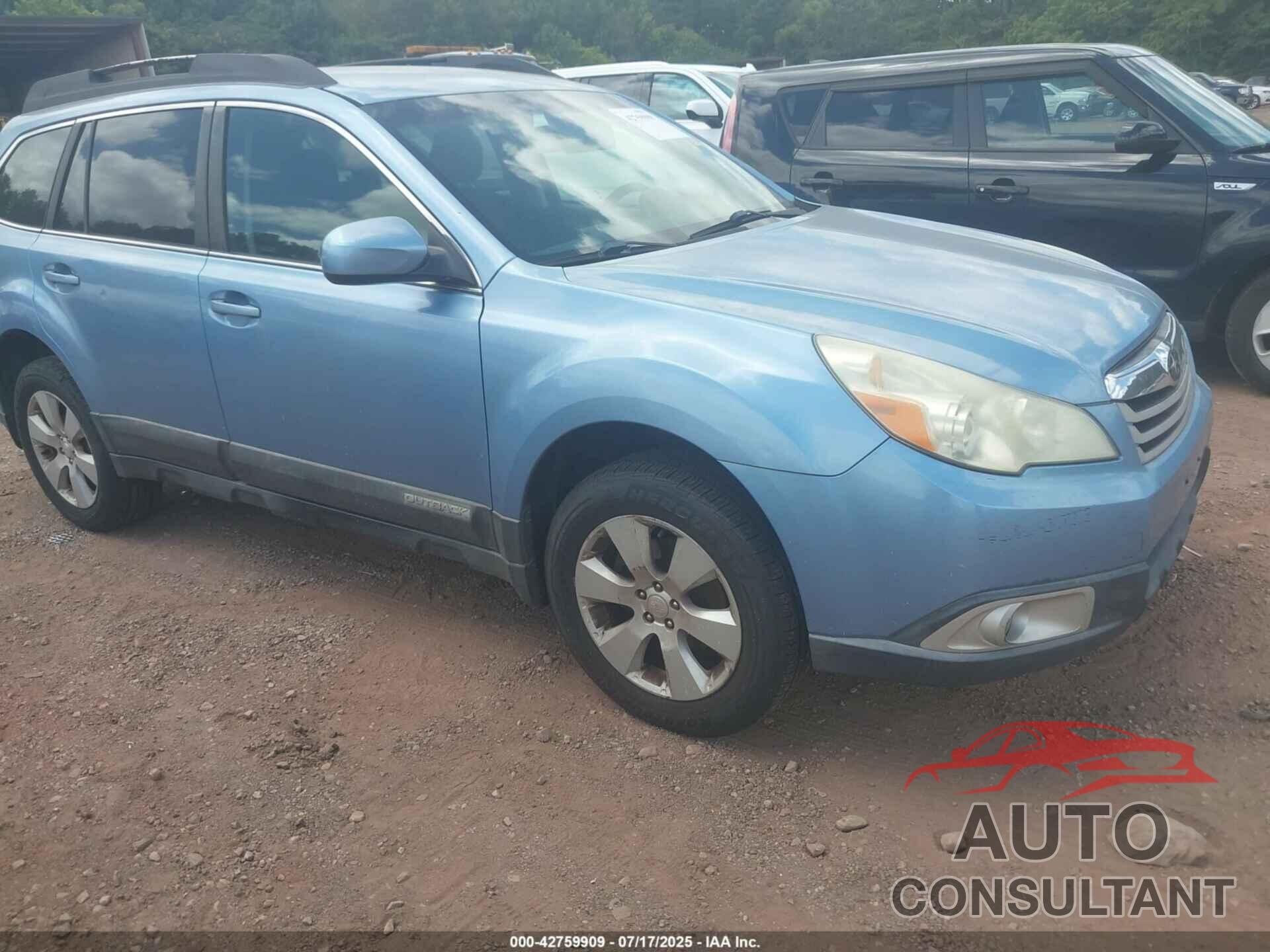 SUBARU OUTBACK 2010 - 4S4BRBFC6A3333262
